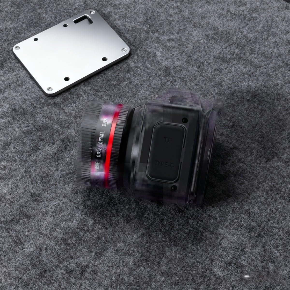 Fotocamera digitale 4K con sensore da 64 MP, zoom 18X e schermo flip da 3 pollici, connettività WiFi per vlogging e fotografia, nero (viola)