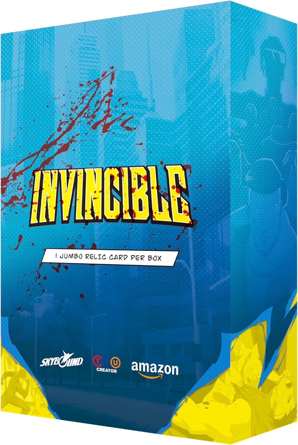 Invincible Season 1 Collection Blind Box – 1 Jumbo 5x7in Officially Licensed Comic Relic Trading Card – Comic Book Relics