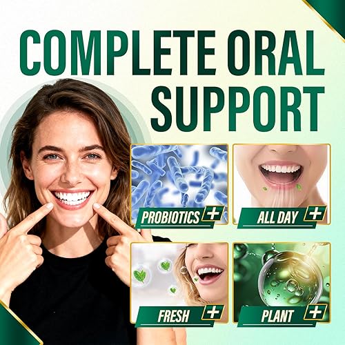 Miniatura 3 de Zero Breath - Cápsulas para el mal aliento - Ambientador de aliento 7 en 1 solución para el mal aliento con clorofilina orgánica, menta y