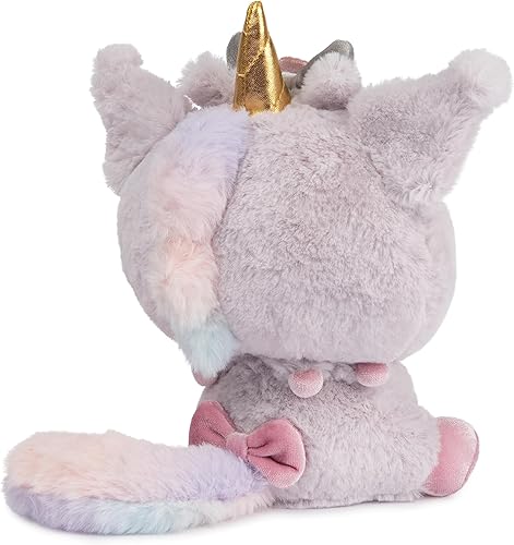 Miniatura 6 de GUND Sanrio Kuromi - Peluche de unicornio, animal de peluche prémium para edades de 1 año en adelante, morado, 6 pulgadas