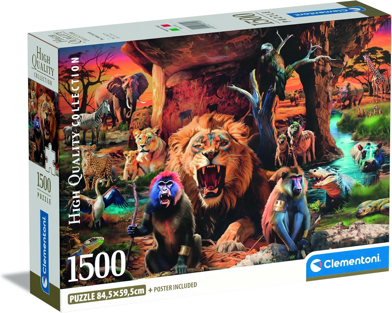 Clementoni Clementoni 31722 The Tribal Society Puzzle 1500 Pieces Adults Puzzle 59.2 x 84.3 cm