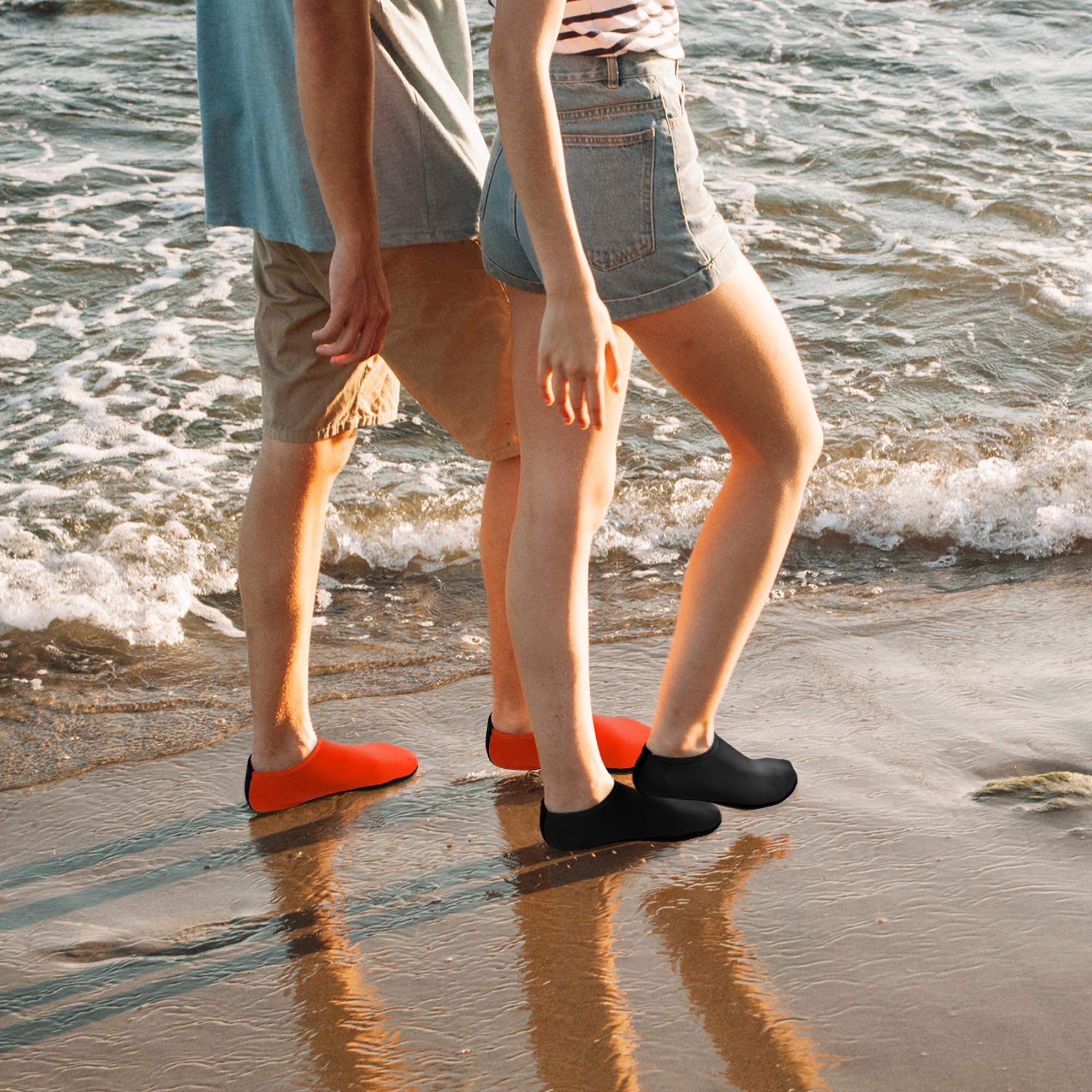 Calcetines de Agua Unisex SWA15 - Calcetines de Interior para Yoga, Playa, Surf, Buceo, Casa y Piscina - Niños y Adultos