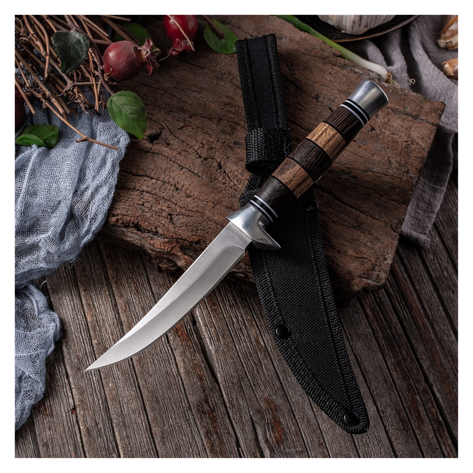 Filetto di pesce coltello da pesci coltello disossato peeling peeling maiale martello in acciaio inox barbecue carne cucina coltello da cucina 8,8 pollici coltelli