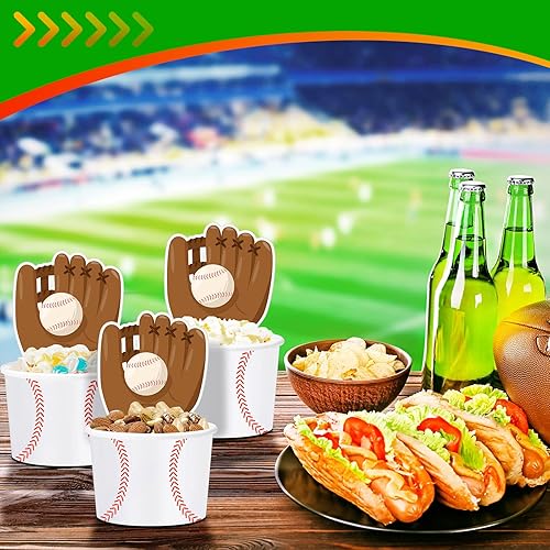 Miniatura 9 de Vasos de baloncesto para aperitivos, decoraciones de fiesta de baloncesto, suministros de fiesta de baloncesto para niños, tazas de fiesta temática