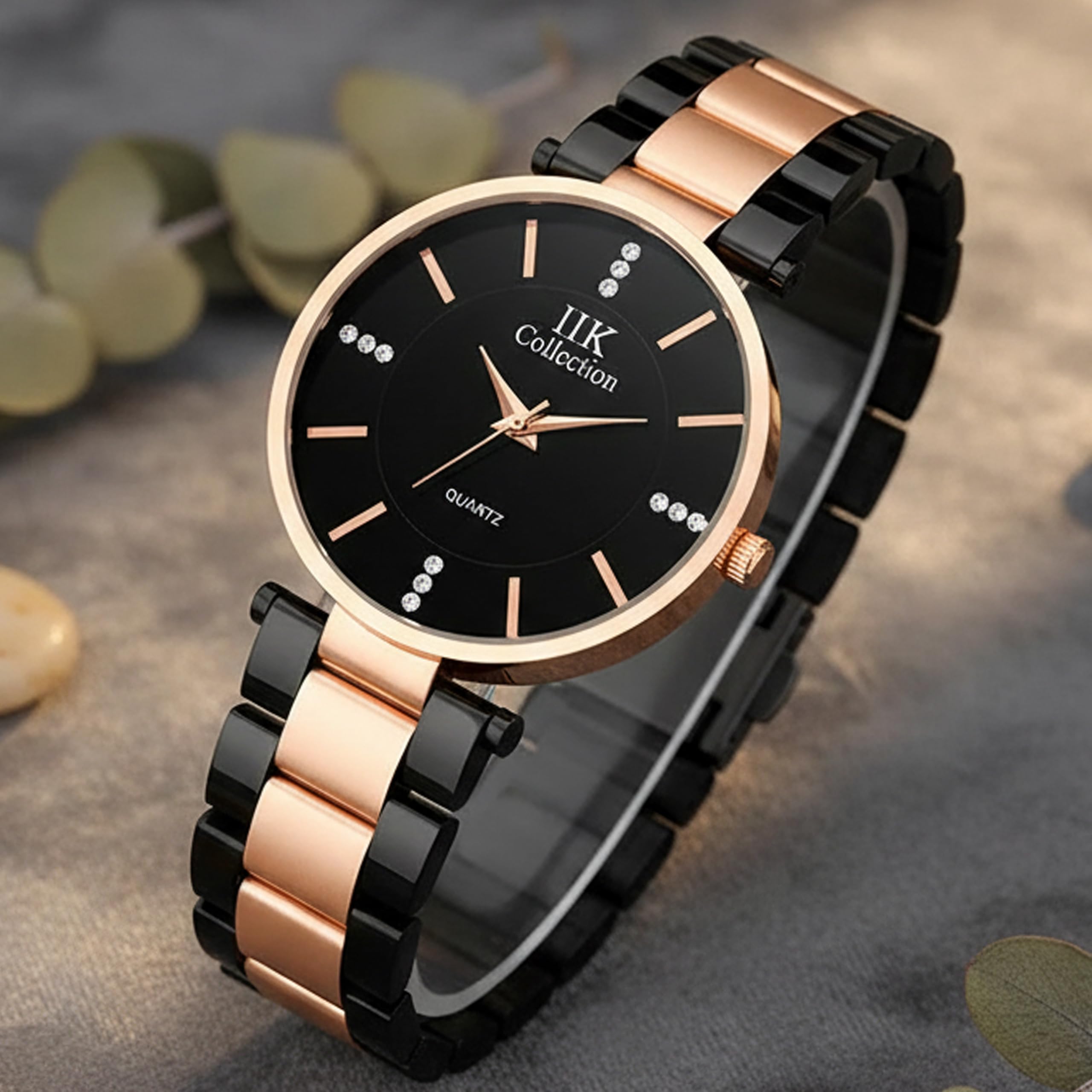 Analog Women's Watch Stainless Steel Dial Wrist Watches for Women Stylish Belt Ladies Watch - Water Resistant Watches for Girls