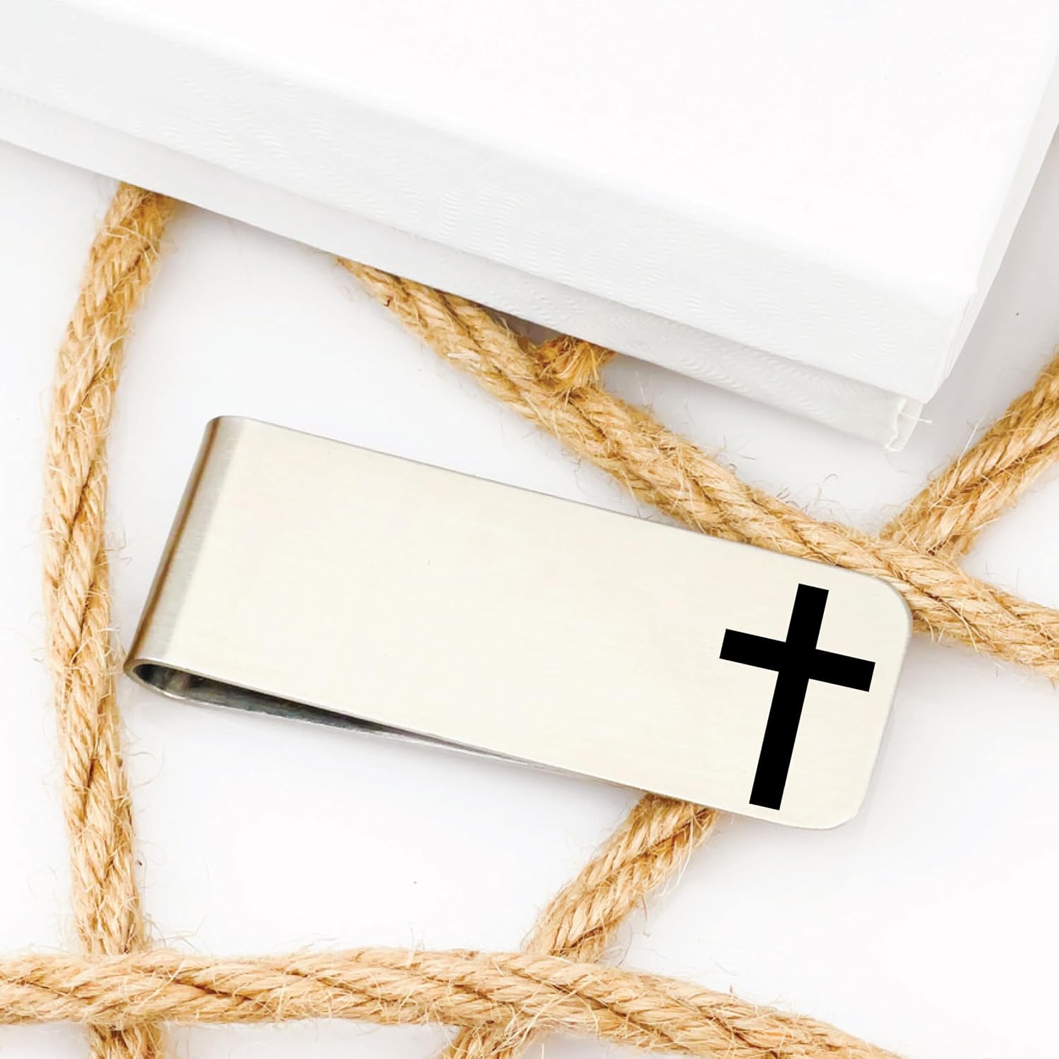 SM Design Stainless Steel Cross Money Clip (Cross)