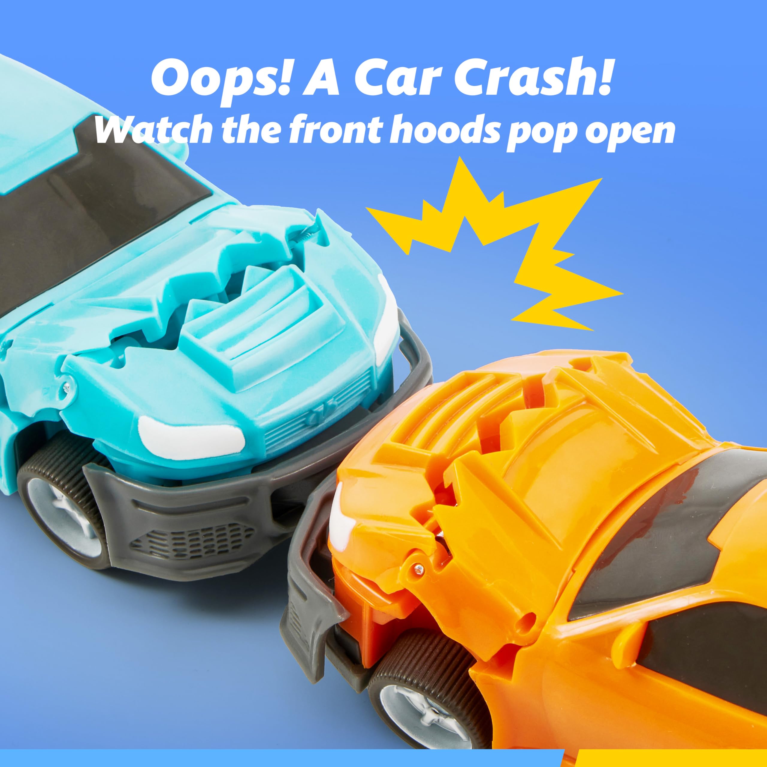 Vroomix Rescue Tow Truck Toy with 2 Transformation Cars, Tow Truck Vehicle for 3 4 5 6 7 Years Old Boys - Image 4