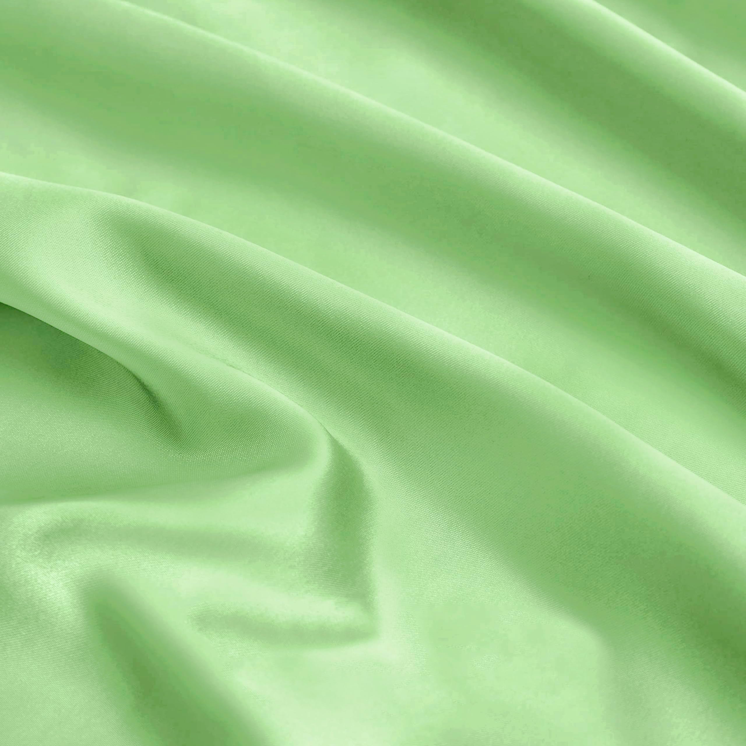 Amazon.com: Ersmak Sage Green Satin Fabric by The Yard, 60