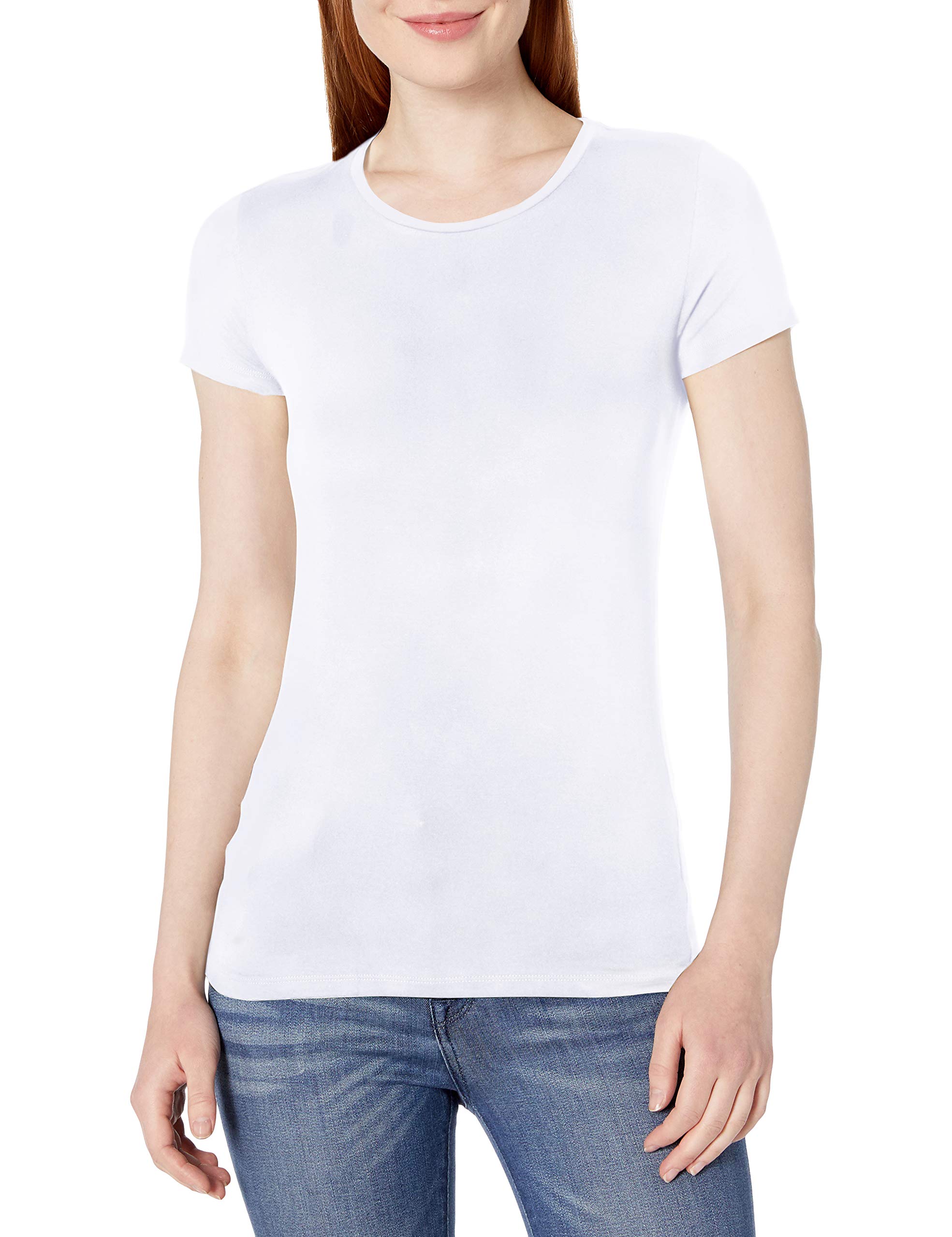 Majestic FilaturesWomen's Soft Touch Flat-Edge Short Sleeve Crew Neck