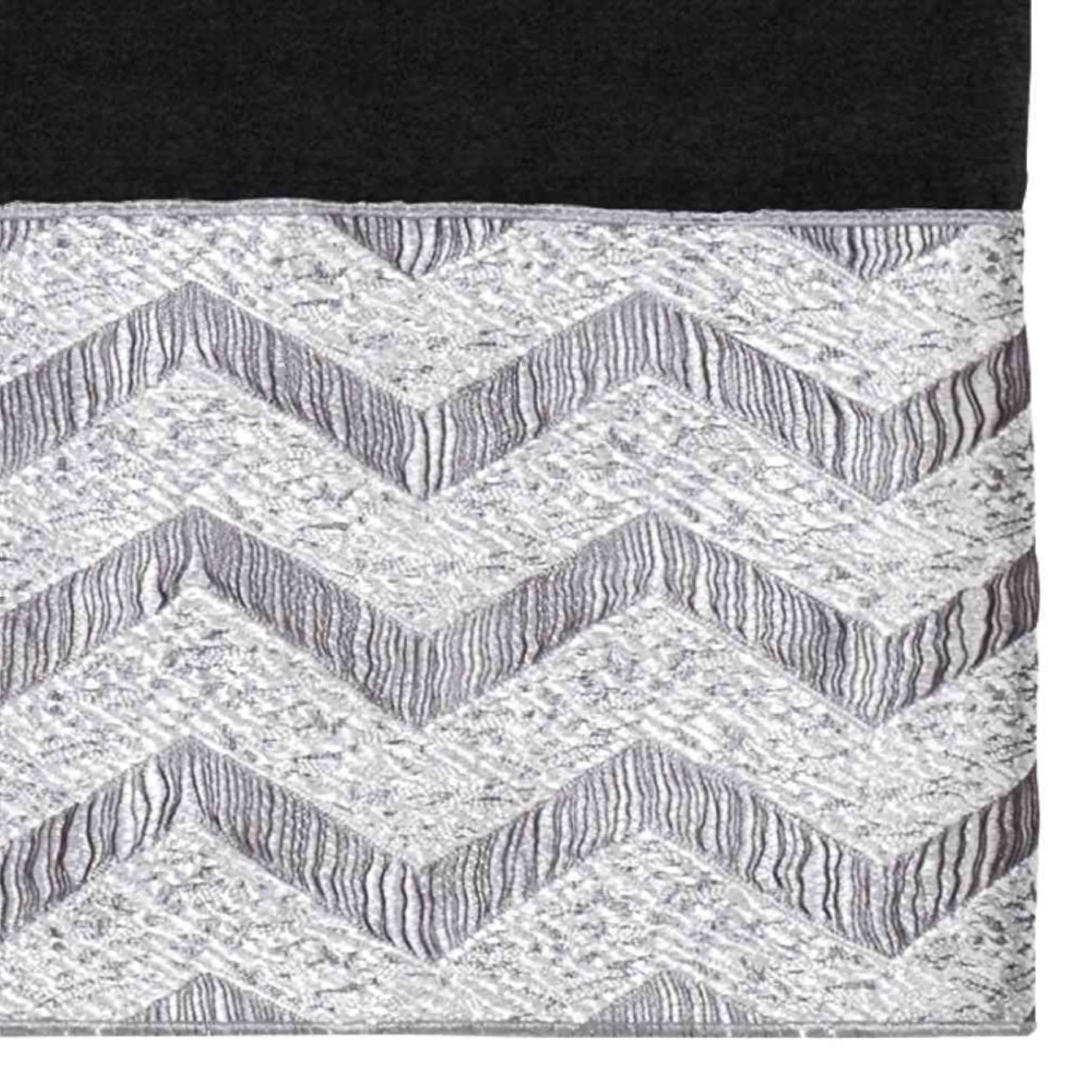 Avanti Linens - Bath Towel, Soft & Absorbent Cotton (Chevron Galaxy Collection, Black)