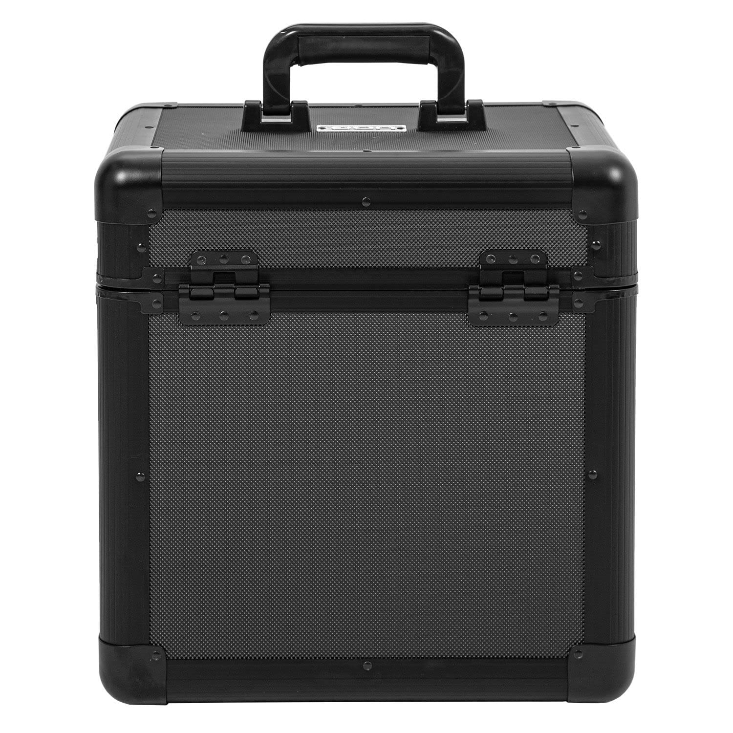 UDG Ultimate Record Case 80 – Leichtes Aluminium-Flightcase für 12"-Vinyl – Schwarz (U93017BL) | Schützen Sie 80 Schallplatten in einem leichten Aluminiumgehäuse; Pick-Foam-Interieur mit sicheren Verschlüssen