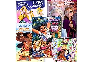 Disney Princess Coloring and Activity Book Set: Enchanting Adventures for Girls