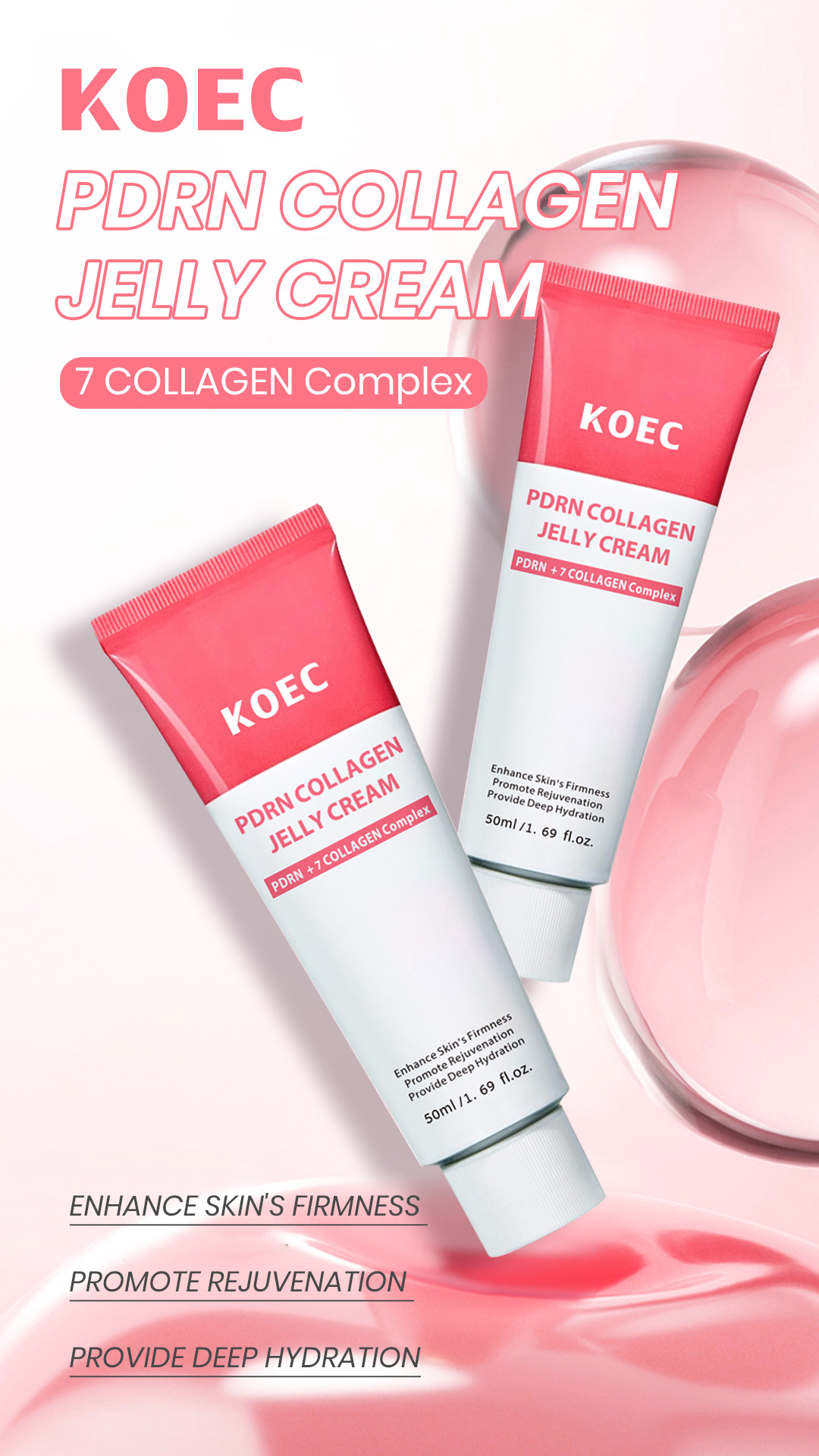Amazon.com: KOEC PDRN Collagen Jelly Cream with 7 Collagen Complex