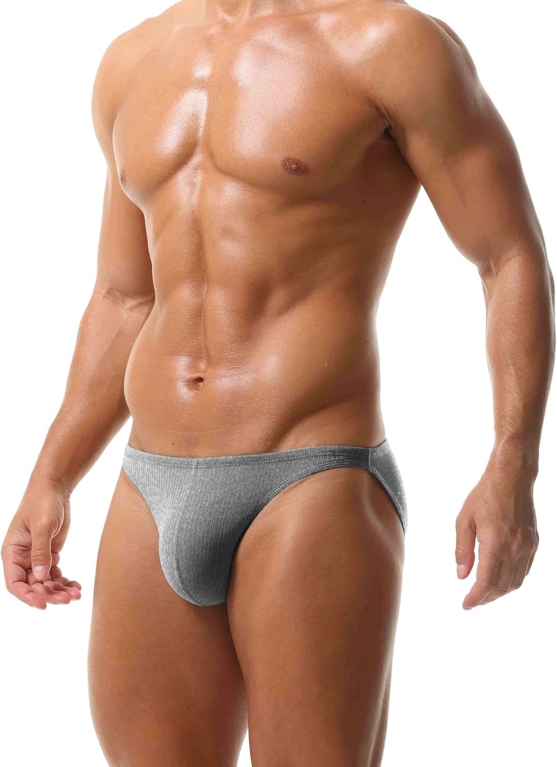Profile Briefs Men's Bikini Brief Soft Viscose Rib Bikini Underwear