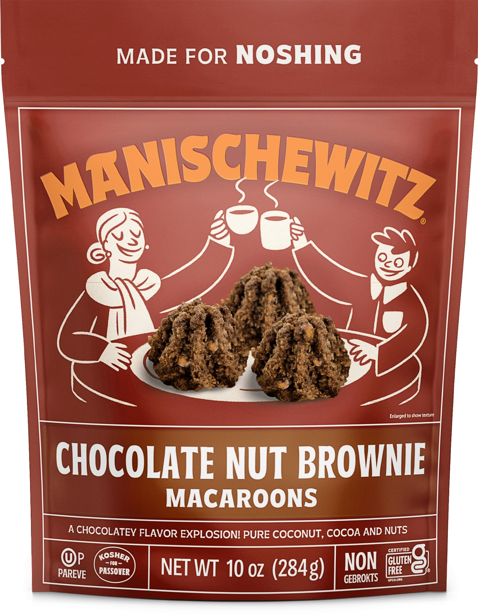 Amazon.com: Manischewitz Chocolate Nut Brownie Macaroons, 10oz