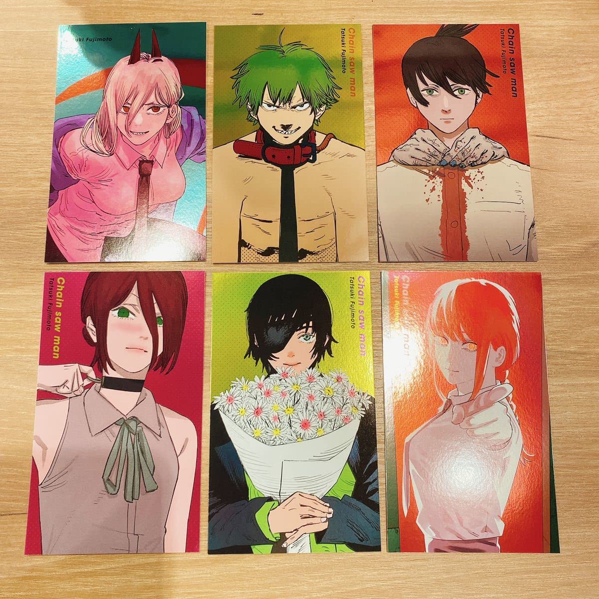 チェンソーマン 特典 カード 海外限定 台湾 特典付き 特装版 未開封 チェンソーマン 台湾限定 特装版 特典 カード 10枚 新品 藤本