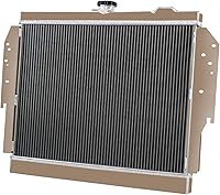 Vista 4 de ALLOYWORKS Radiador de aluminio de 3 filas para Dodge D/W 1979-1993 100 150 200 250 300 350 D400 D450 Ramcharger RD200 5.2 5.9L V8