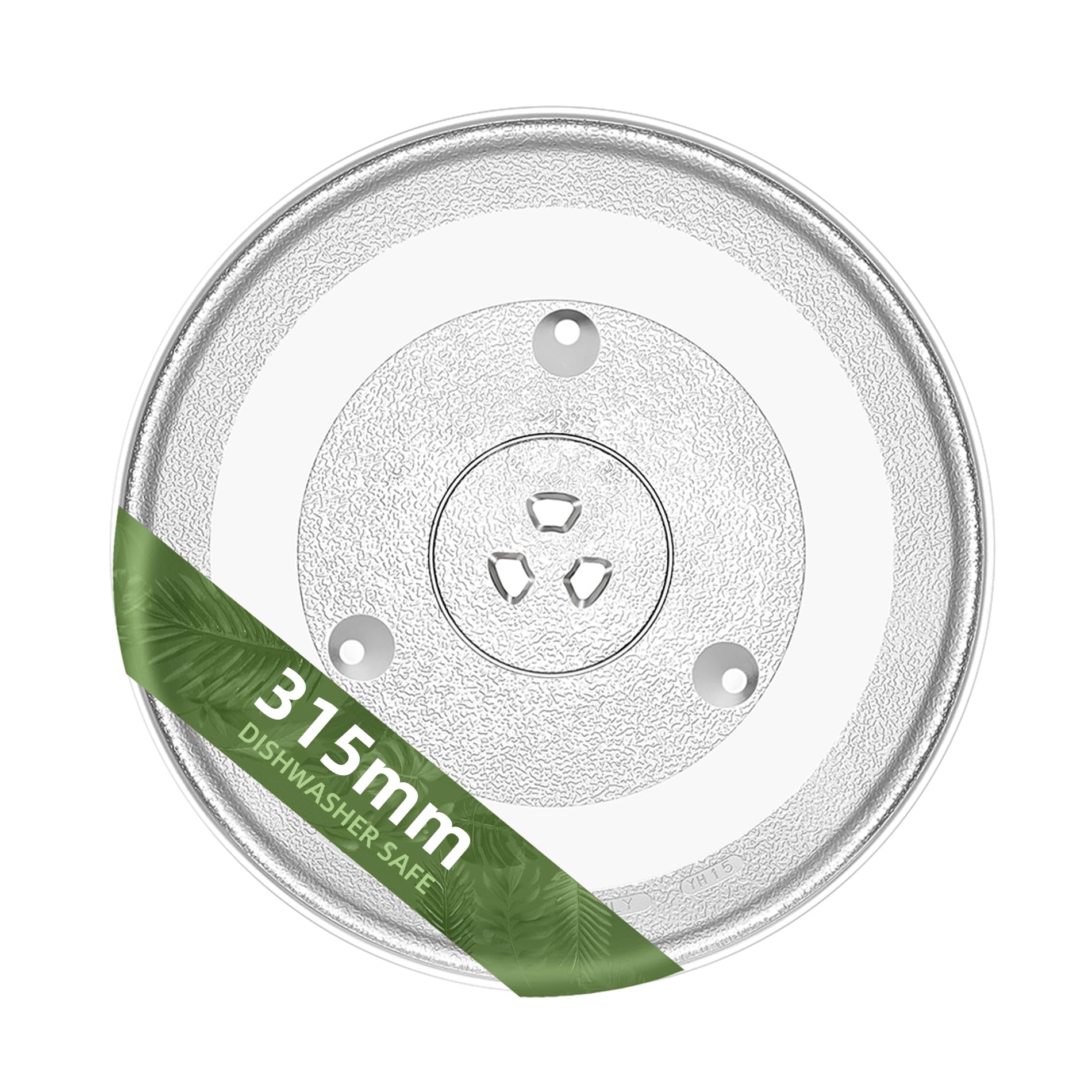315mm Microwave Turntable Compatible with Panasonic 12570000008334, 315 mm Replacement Microwave Glass Plate for Frigidaire 5304509437