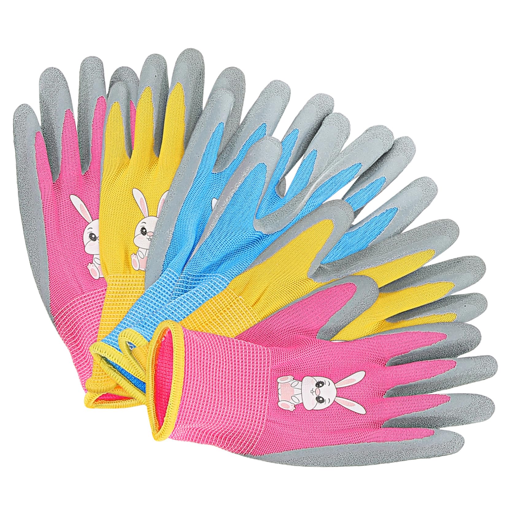 Yardenfun Boys and Girls Outdoor Glove 3 Pairs of Toddler Garden Boys and Girls Comfort Fit for Outdoor Activities