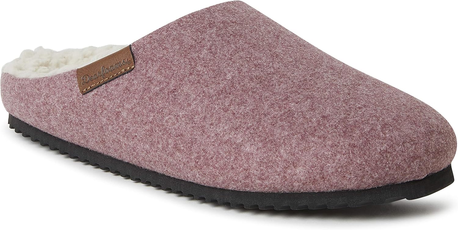 Dearfoams Women's Microwool Molded Footbed Clog