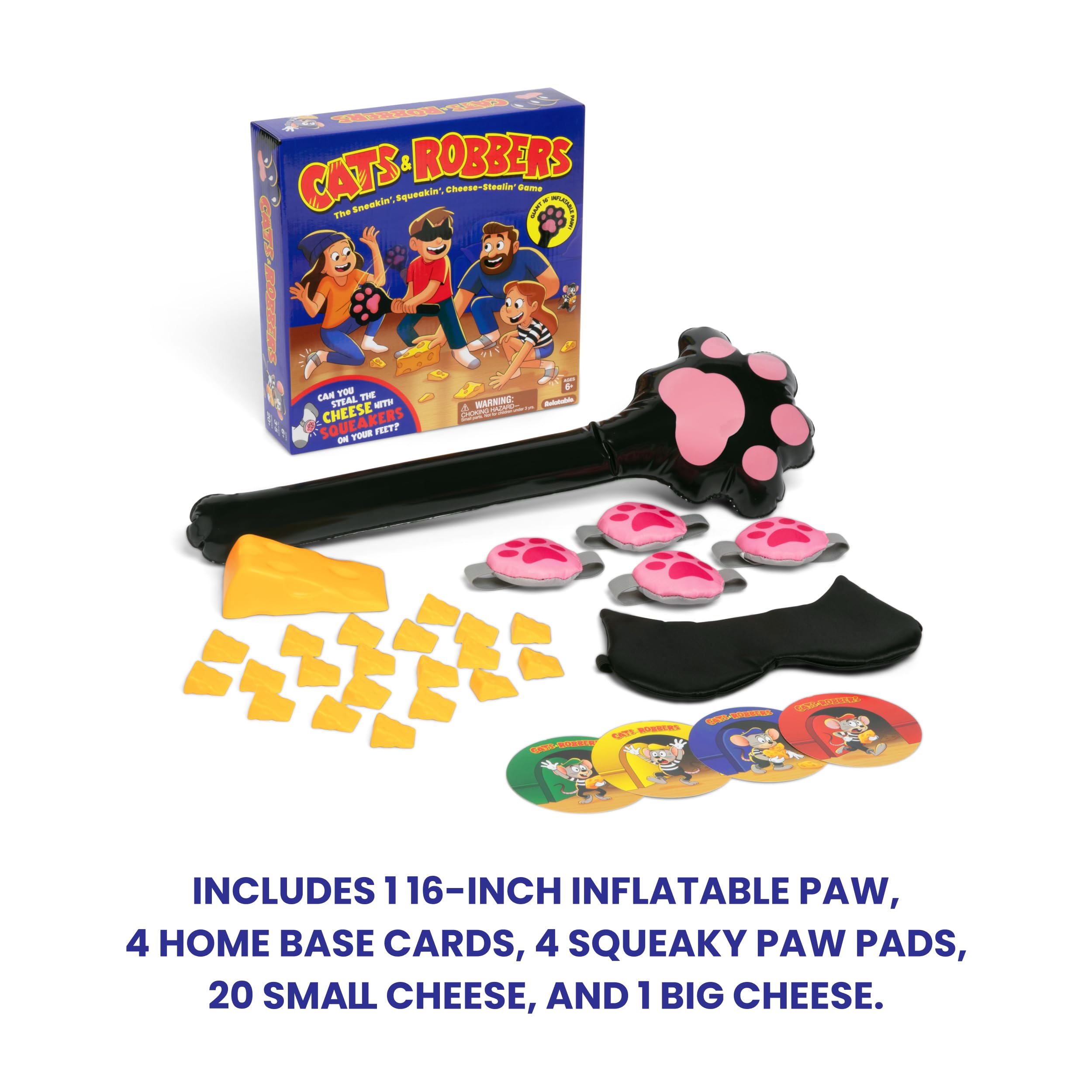 Cats and Robbers Game: Blindfolded Cat vs. Sneaky Mice -5