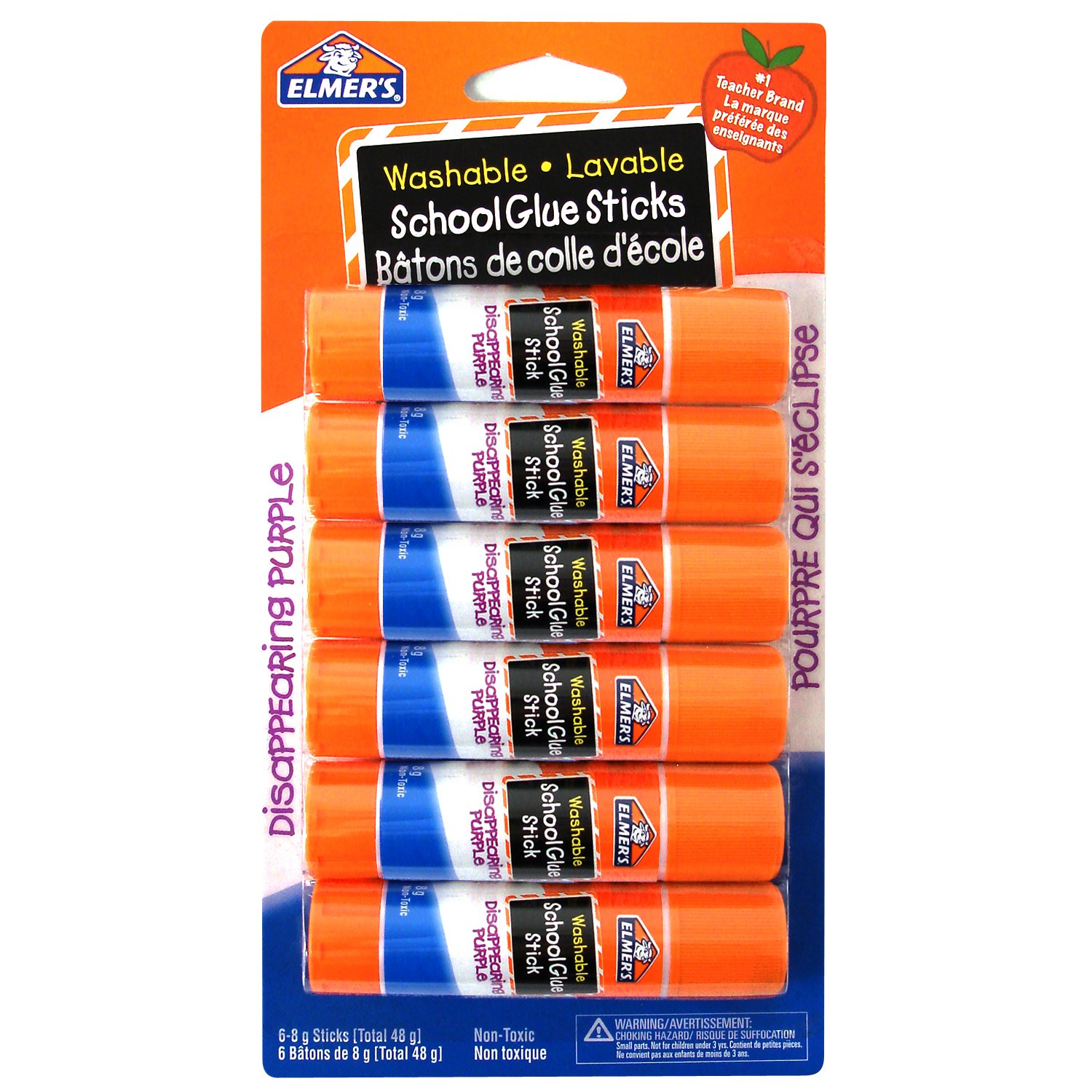 Elmer's School Glue Sticks, All-Purpose, Washable, Non-Toxic, 8 g, 30 Count - Great for Kids Arts and Crafts — view 3