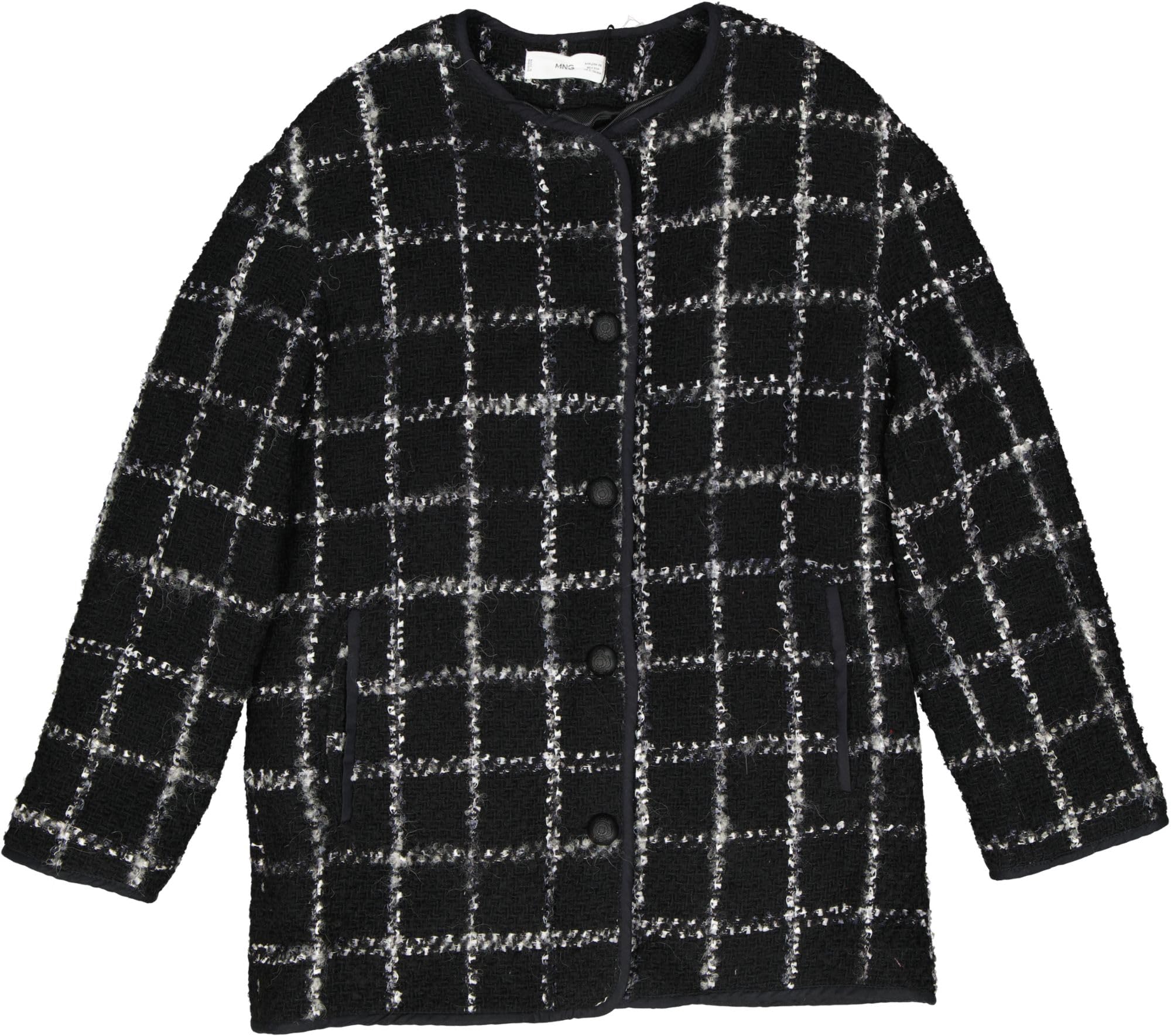 Mango Damen Jacke schwarz