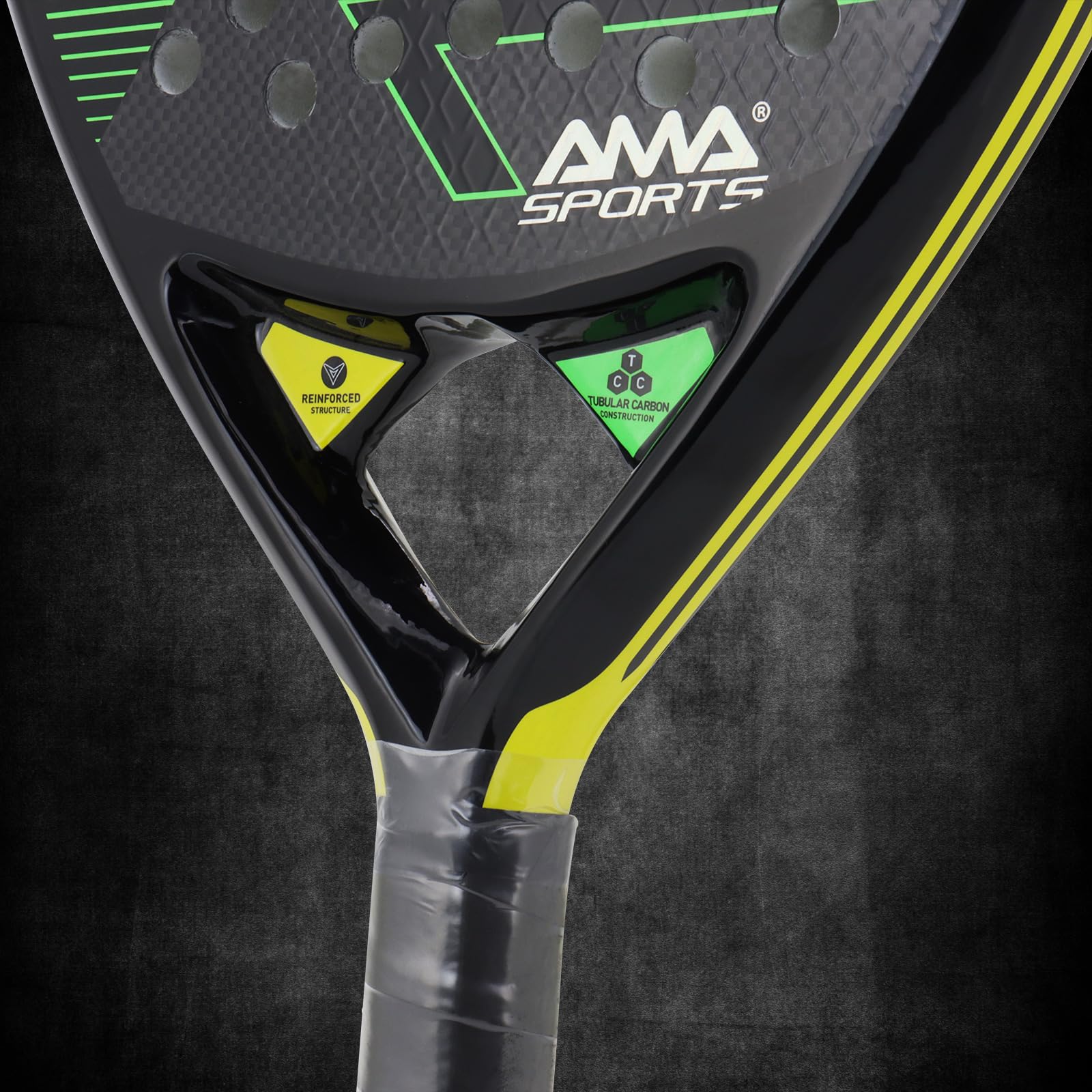 Armani Sport Padel Racket Snapklik.com : AMA SPORT Padel Racket 3K Carbon Fiber Surface