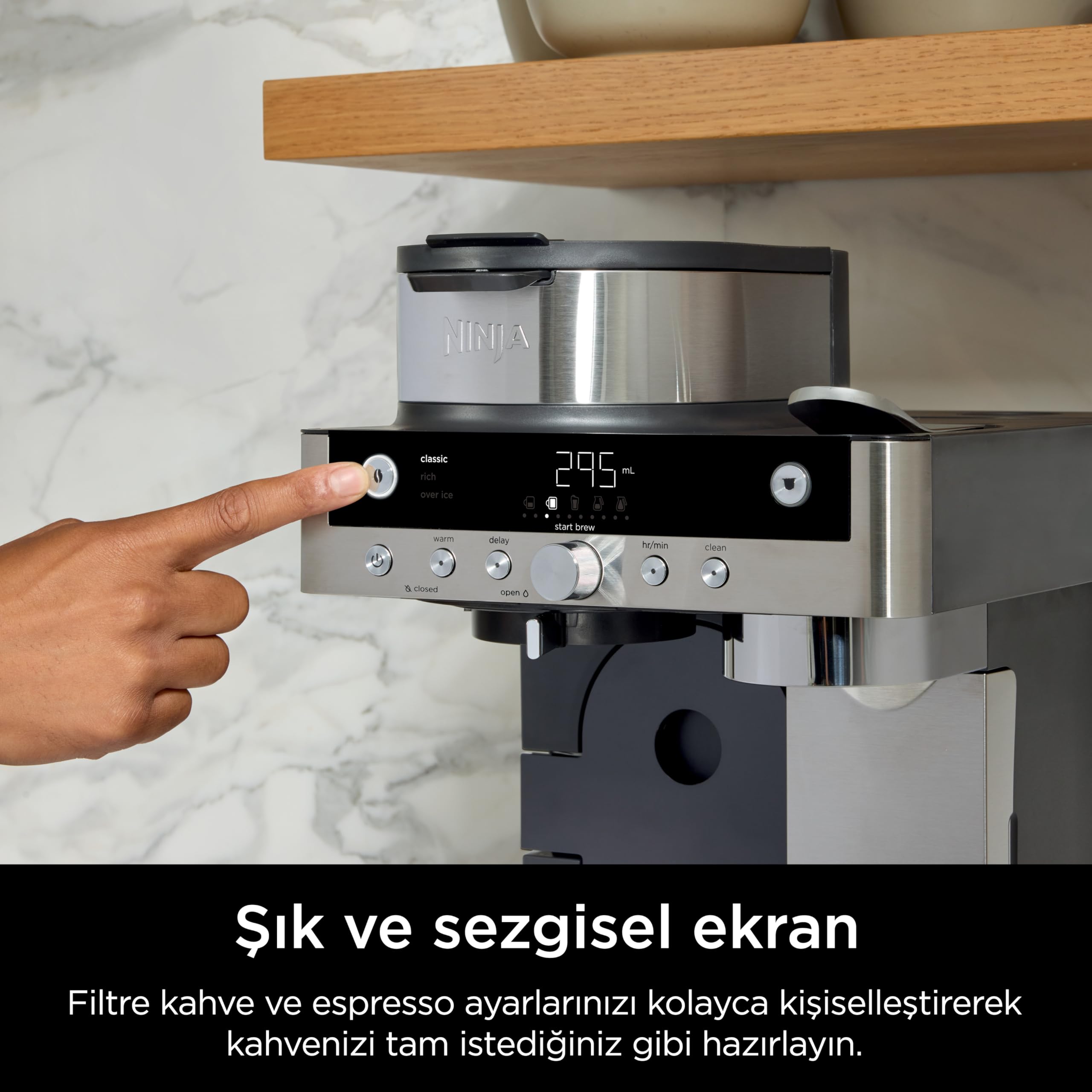 Ninja Prestige Dualbrew Filtre ve Kapsül Kahve Makinesi CFN802EU