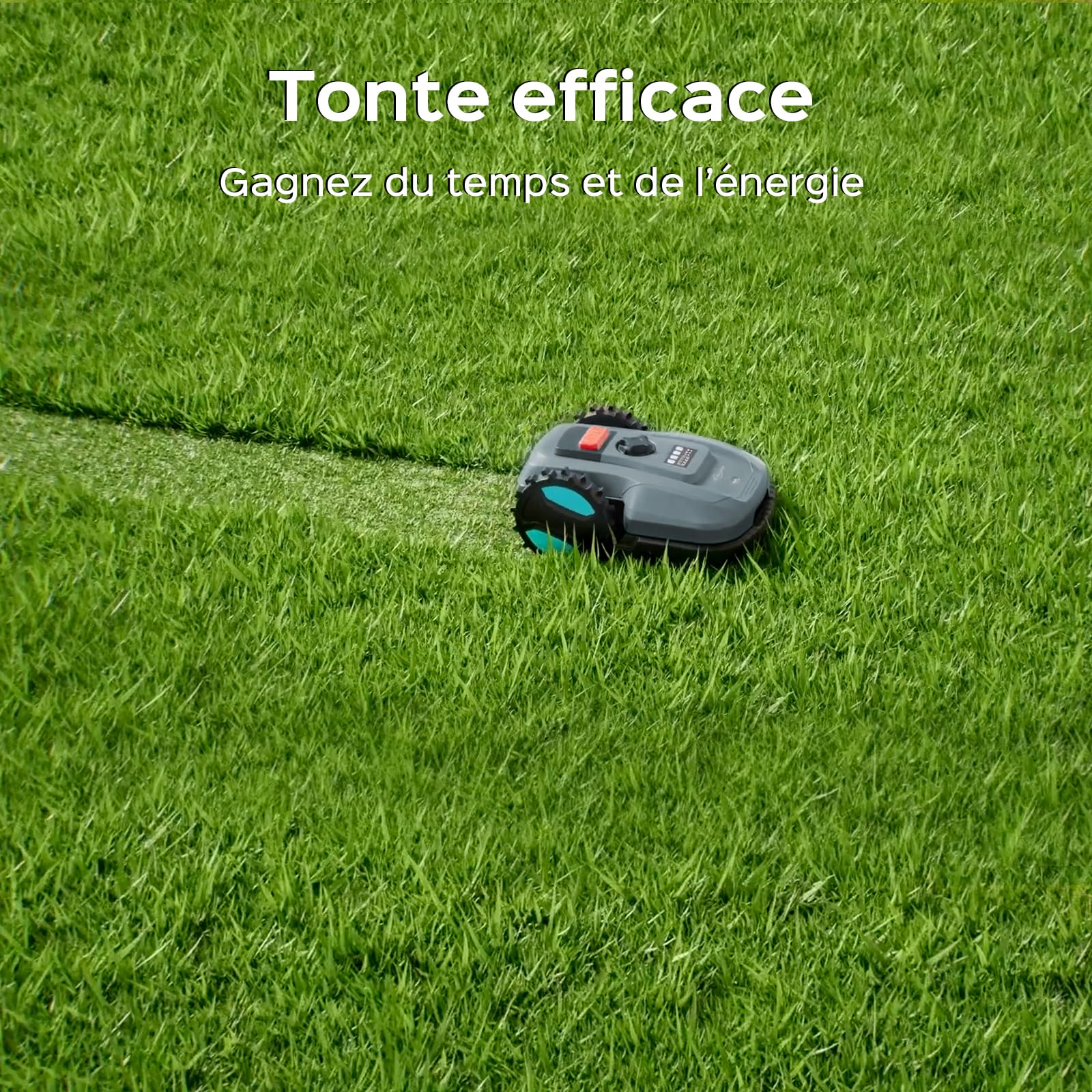 YARDCARE E400 Robot Tondeuse avec Contrôle Via App — vue 3