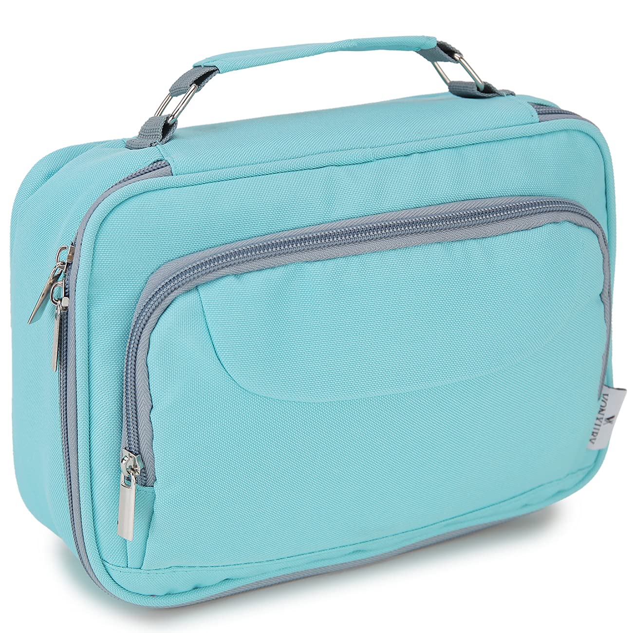 Large Pen Pencil Case,VONXURY High Capacity Art Colored Pencil Pouch Portable Stationery Organizer With 2 Detachable Layers 54 Slots Multiple Zipper