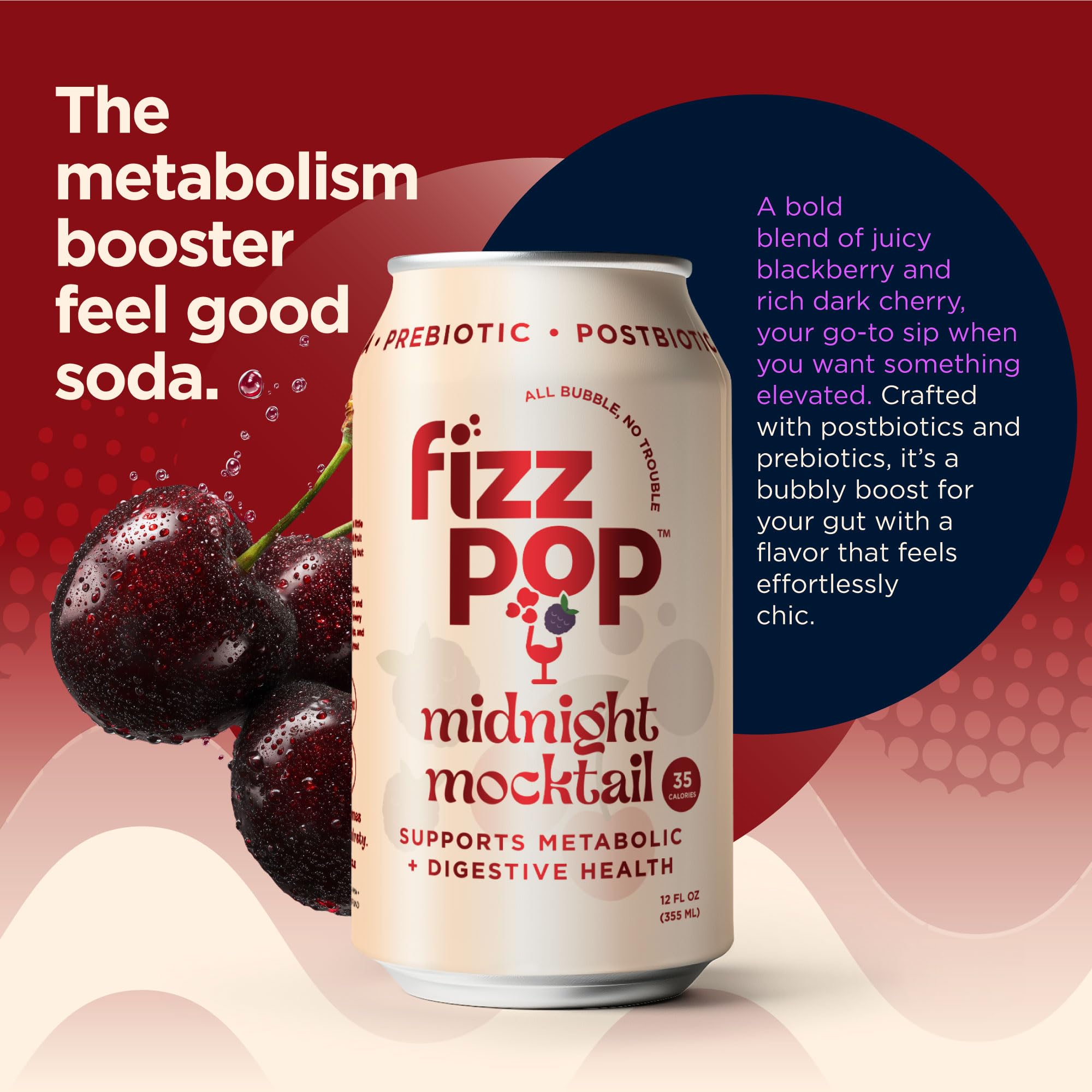 Amazon.com : Fizz Pop Sparkling Postbiotic & Prebiotic Soda