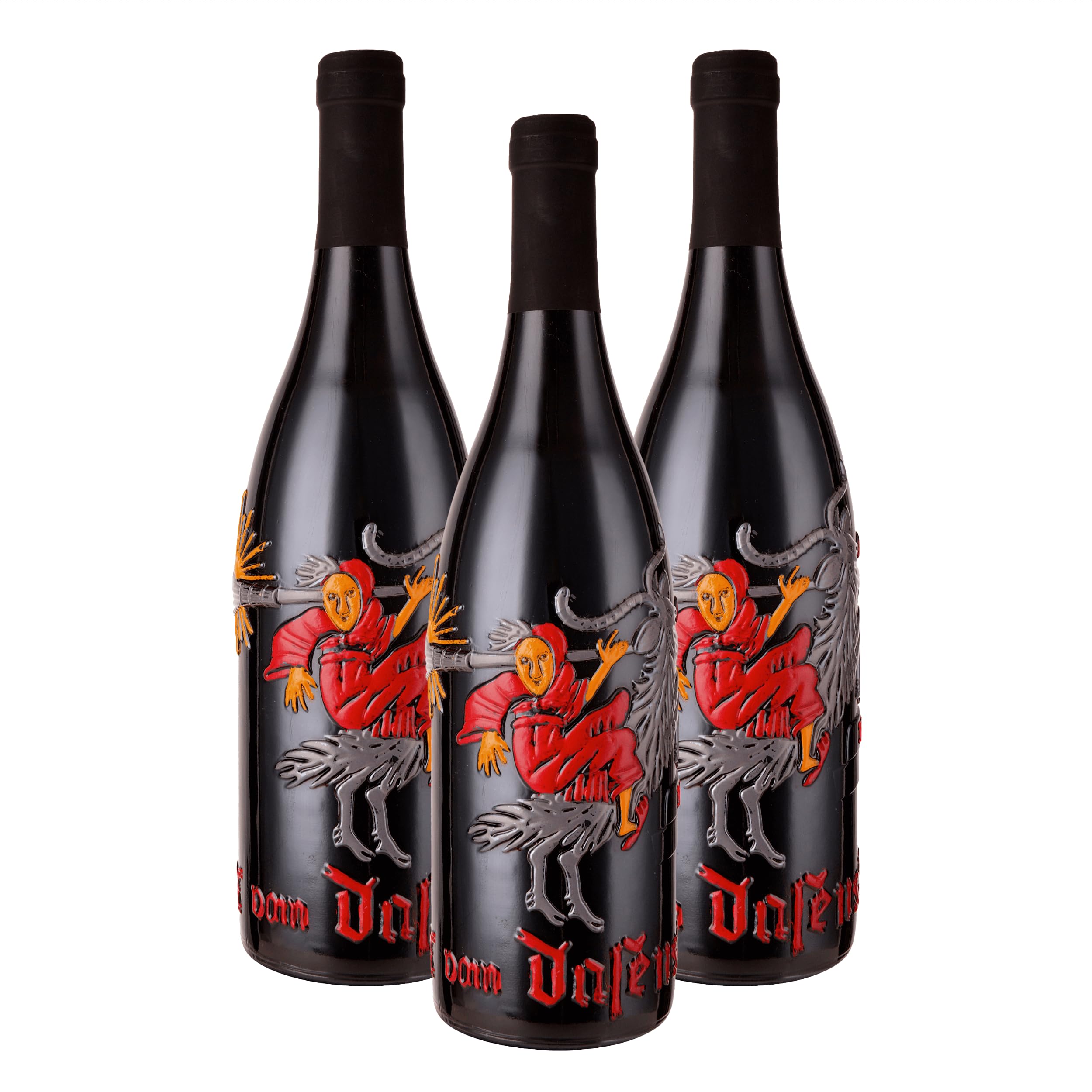 Hex vom Dasenstein Spätburgunder Rotwein Qualitätswein - reichhaltig im Geschmack, fruchtig im Aroma für feinsten Weingenuss - Badischer Wein, Anbaugebiet Ortenau (3 x 0,75 l)