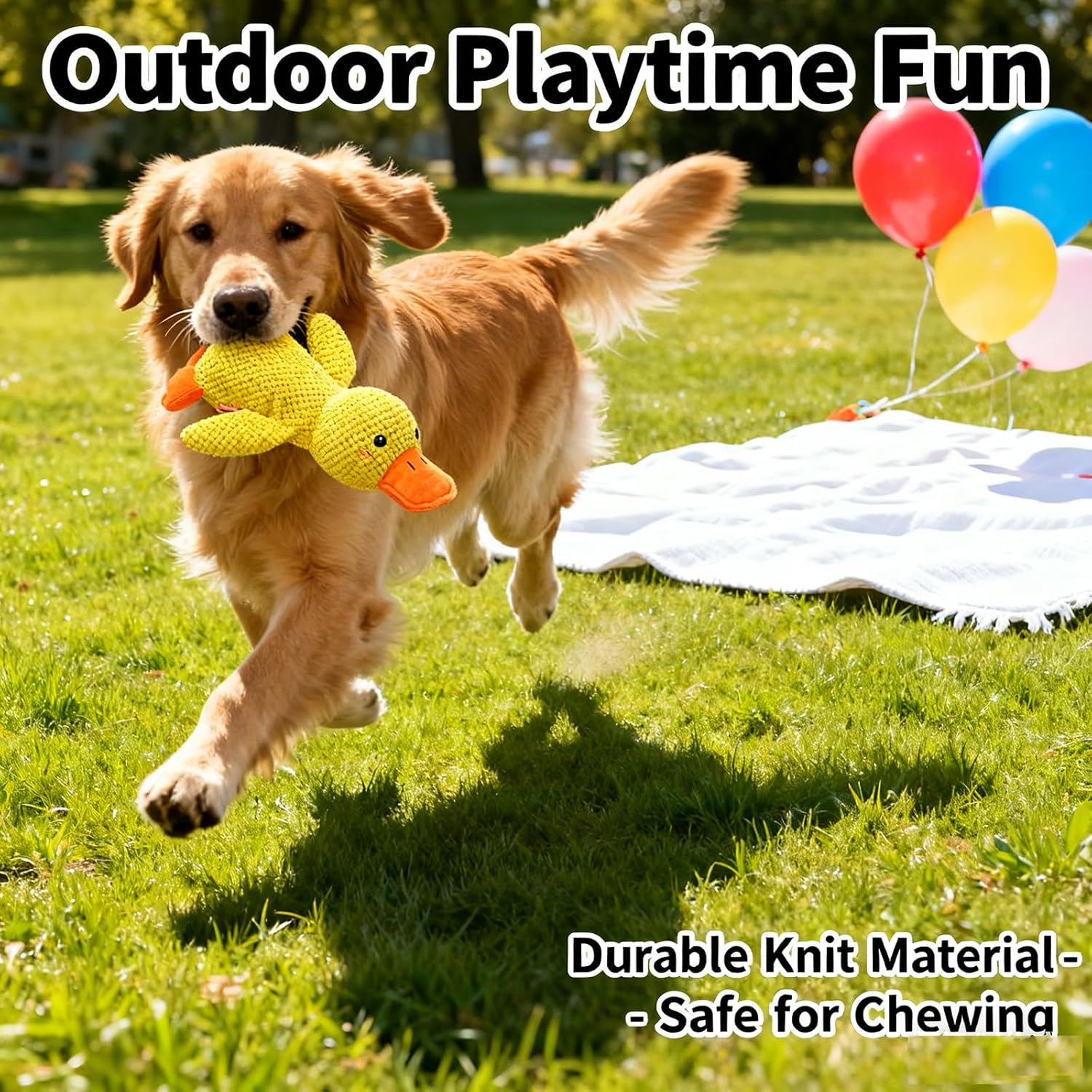Duck Dog Toy for Dogs Pet Supplies, 2026 New Calming Toy for Dogs, Dog Toys for Aggressive Chewers Indestructible Toy for Large Small Pets Durable Stuffed Dog Puppy Toys (Pink, S+M+L)