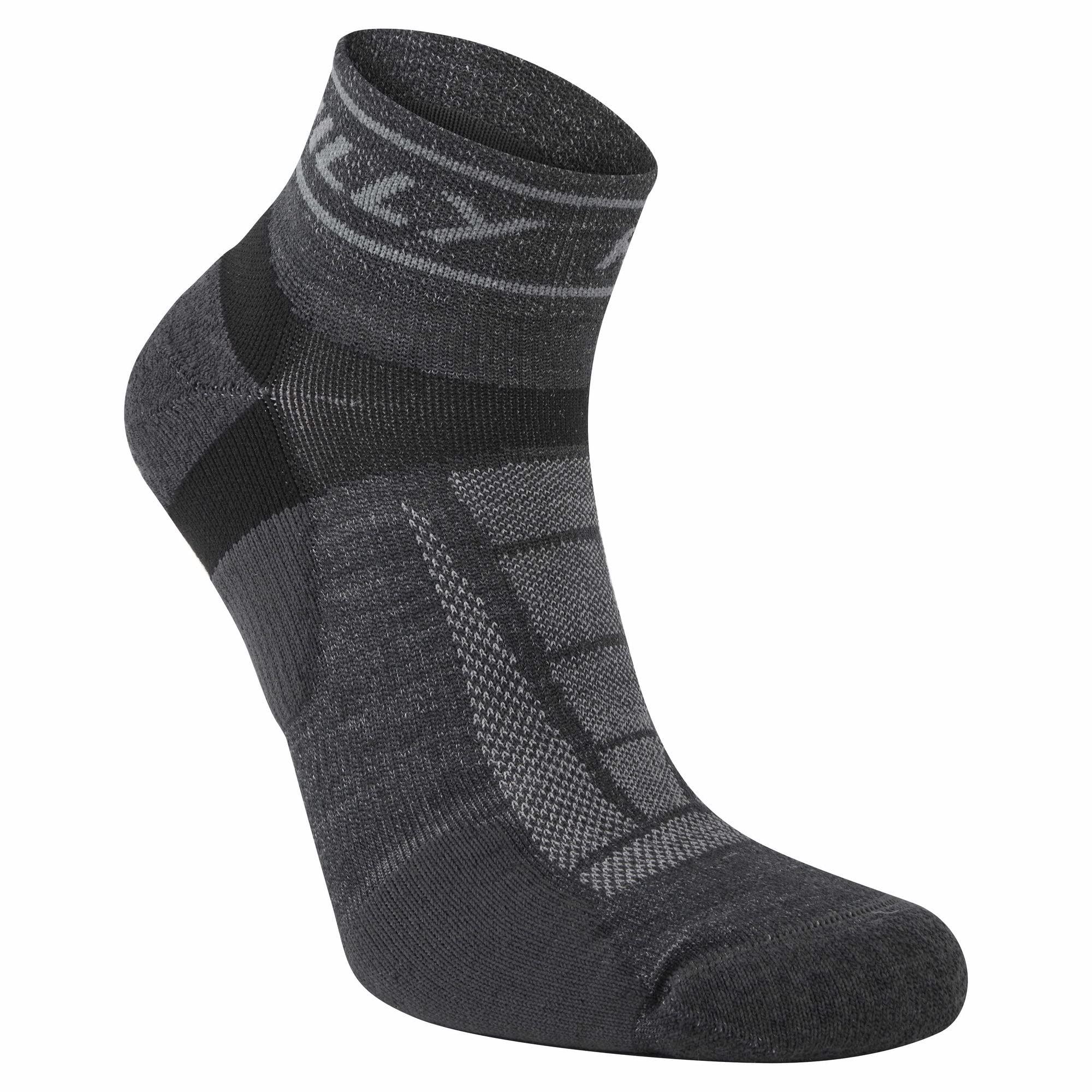 Unisex Hilly Trail Quarter Med Socks