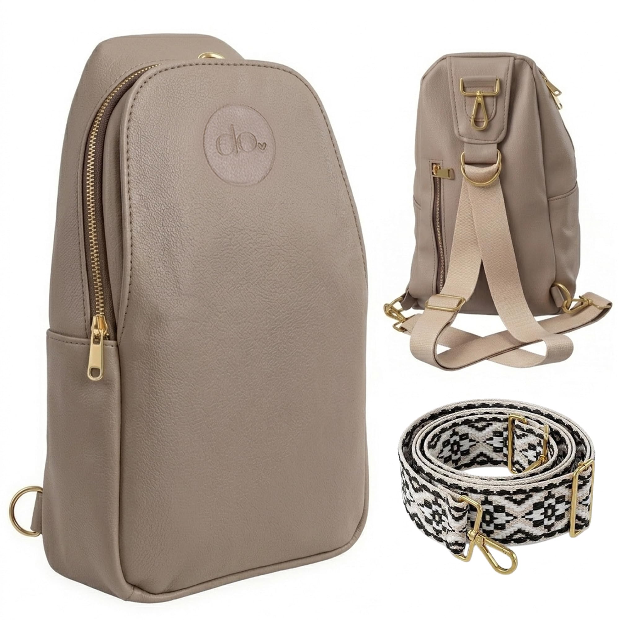 Handmade Mini Diaper Bag Backpack by Do Love
