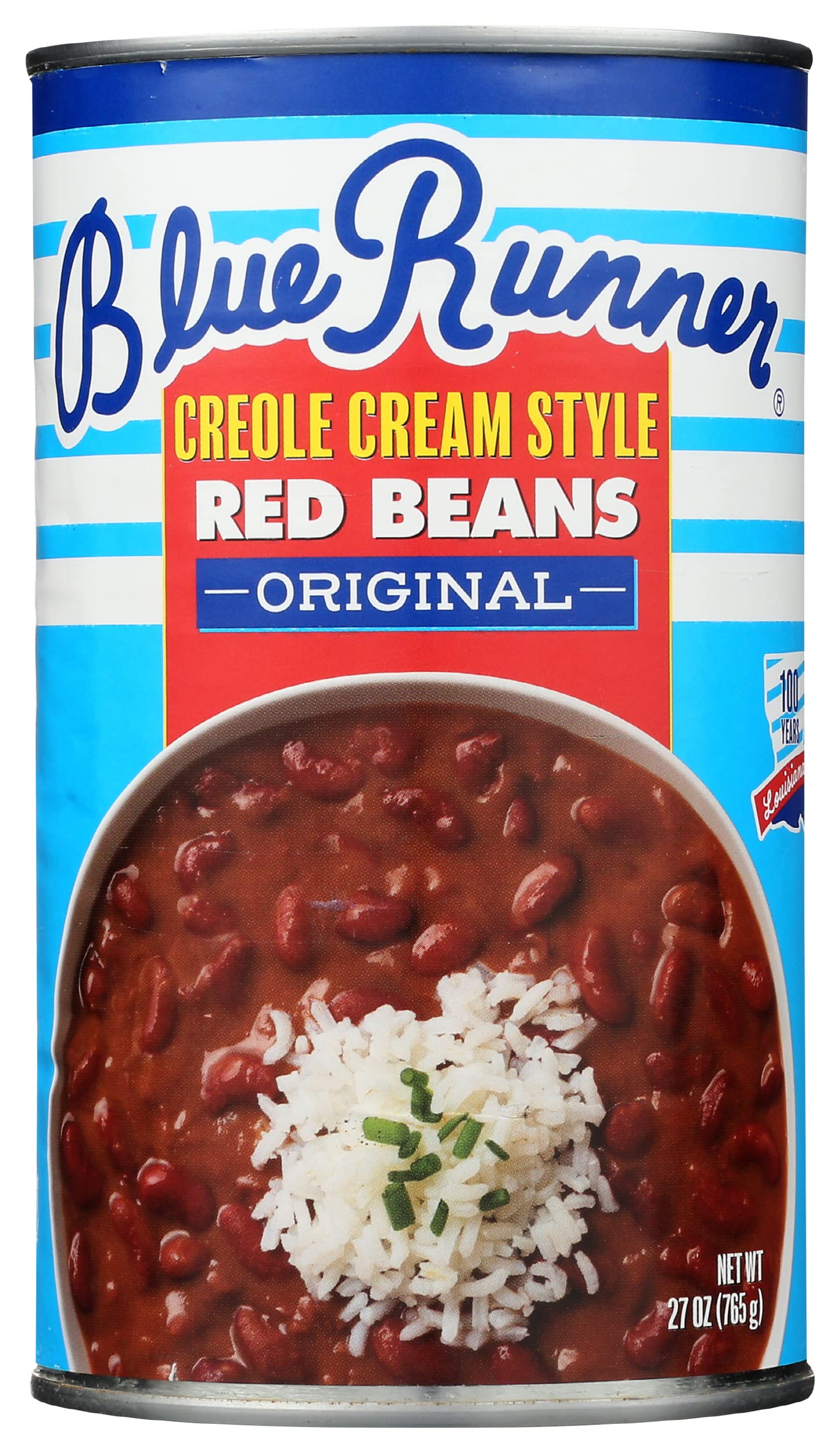 Blue Runner Creole Cream Style Red Beans 27oz Can