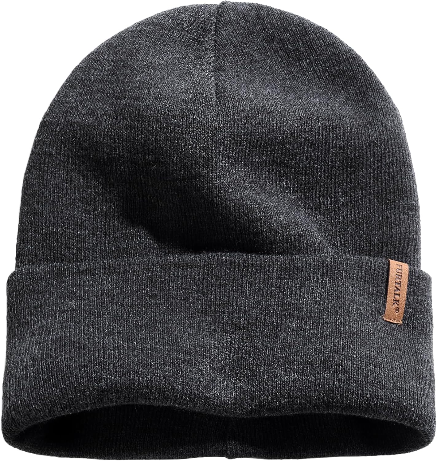 FURTALK Beanie for Men Women Cuffed Thick Knitted Unisex Winter Hat Beanies Skull Cap
