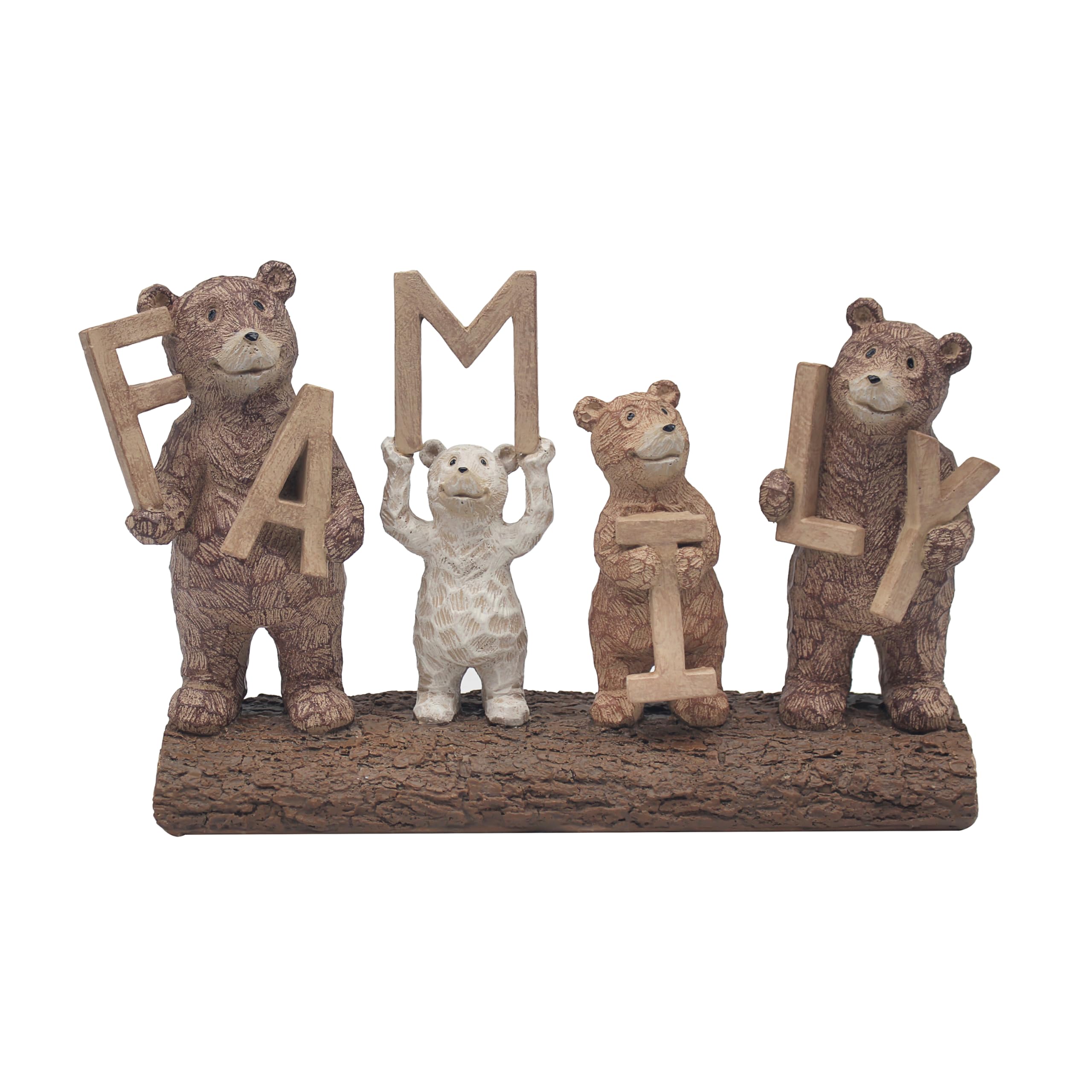 The Leonardo Collection Bear Family Figurine For Home & Office | Home Decor Ornaments Gift For Women & Men | Beautiful Figurine For Indoor & Outdoor | Living Room Decor Ornaments