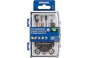 EZ Lock Dremel Sanding & Sharpening Rotary Tool Accessory Kit