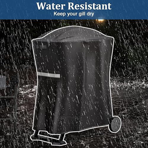 Miniatura 6 de 7113 - Cubierta de parrilla para Weber Q Series Grill on Cart, cubierta de barbacoa para Weber Q1000 Q2200 Q100 Q1200 Q200 Q220 Q2000 Q2400 Q2800,