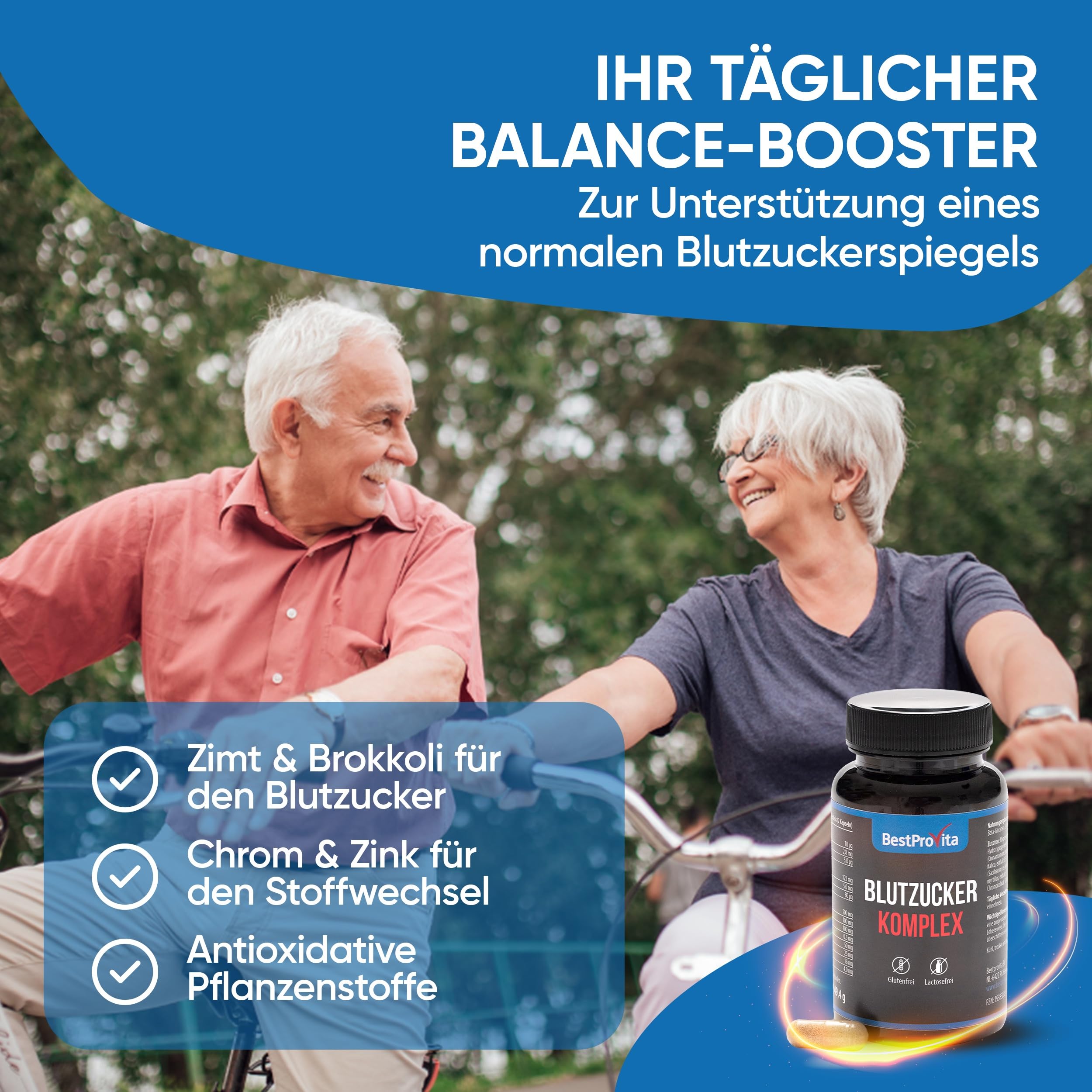 Wellpursan Blutzucker Komplex (60 Kapseln) - zur Unterstützung des Zuckerspiegels - Nahrungsergänzungsmittel für stabilen Blutzucker - Glukosespitzen vermeiden mit L-Carnitin, Vitamin D & Zink