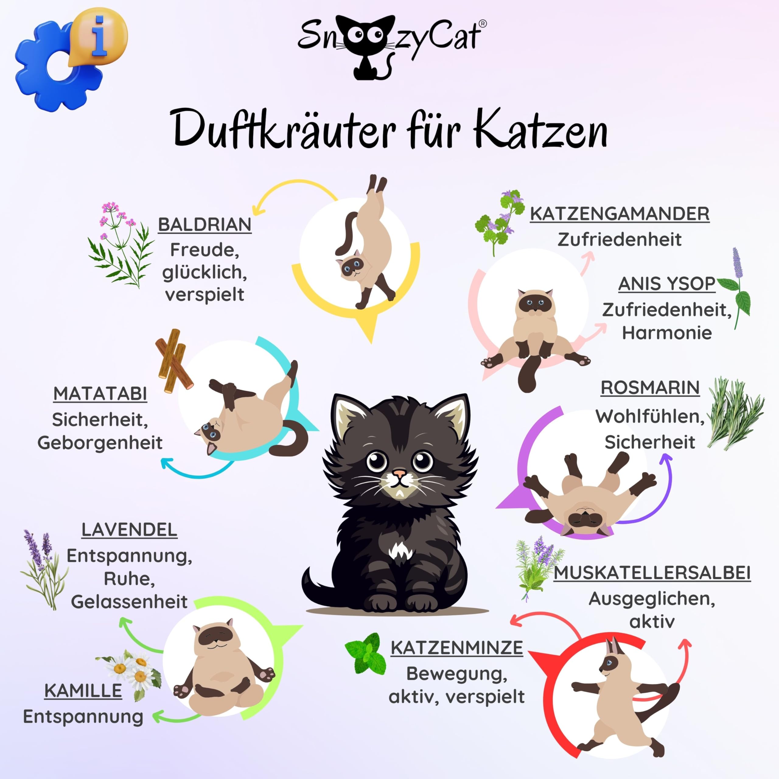 Premium Katzenminze Katzenkissen 2er Set + 14 Nachfüllpads – wiederbefüllbares Katzenspielzeug, waschbare Duftkissen aus Oeko-TEX® Baumwolle, Made in Germany