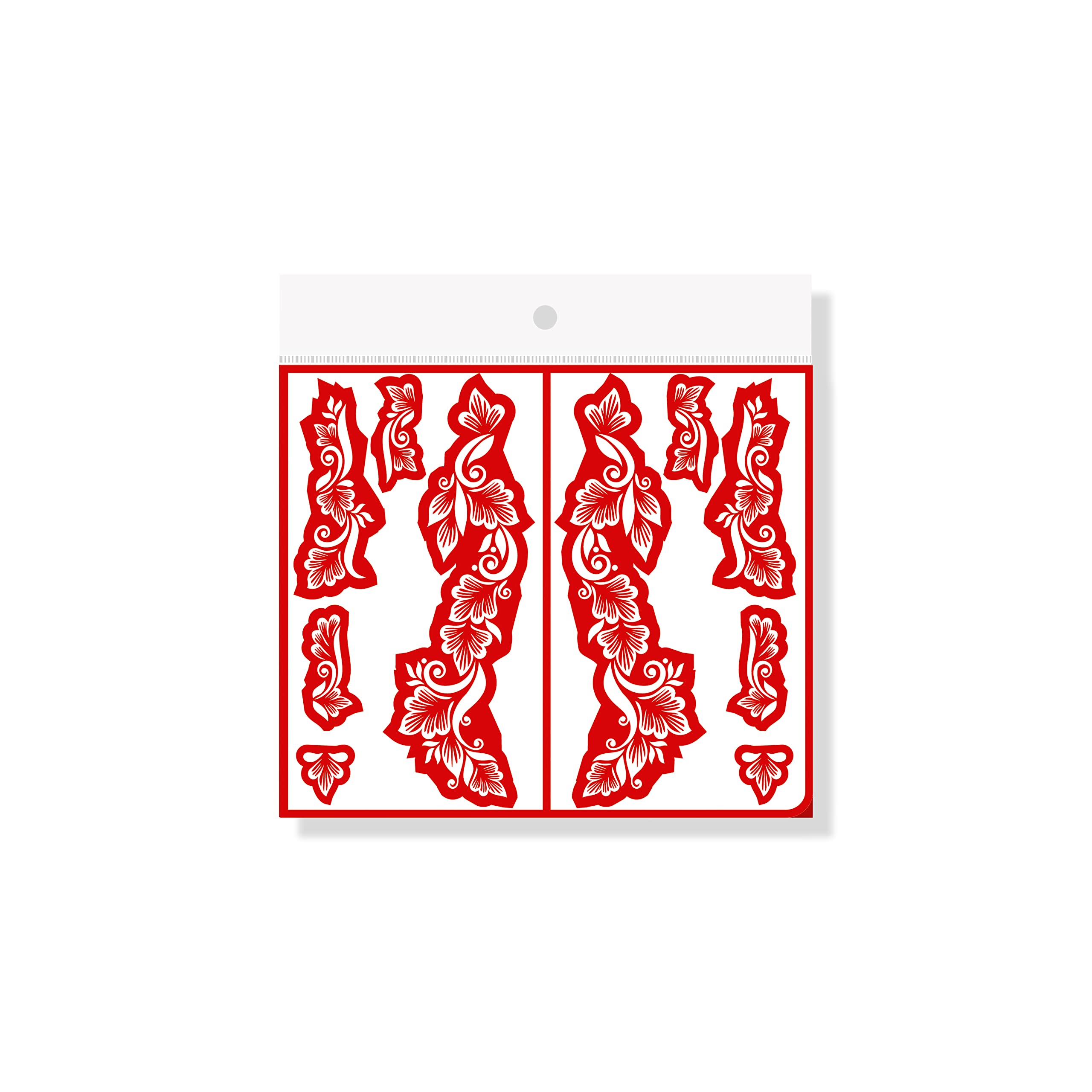 Henna Sticker. Arabic Design's sticker for two hands. MJ 218 (Small)