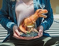 Vista 7 de Silver Buffalo Jurassic World T Rex - Banco de monedas de cerámica grande