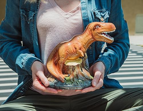 Miniatura 8 de Silver Buffalo Jurassic World T Rex - Banco de monedas de cerámica grande