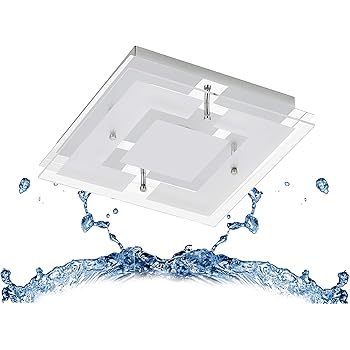 Quadratische LED Leuchte Sora für Badezimmer – Küche – Flur – Esszimmer