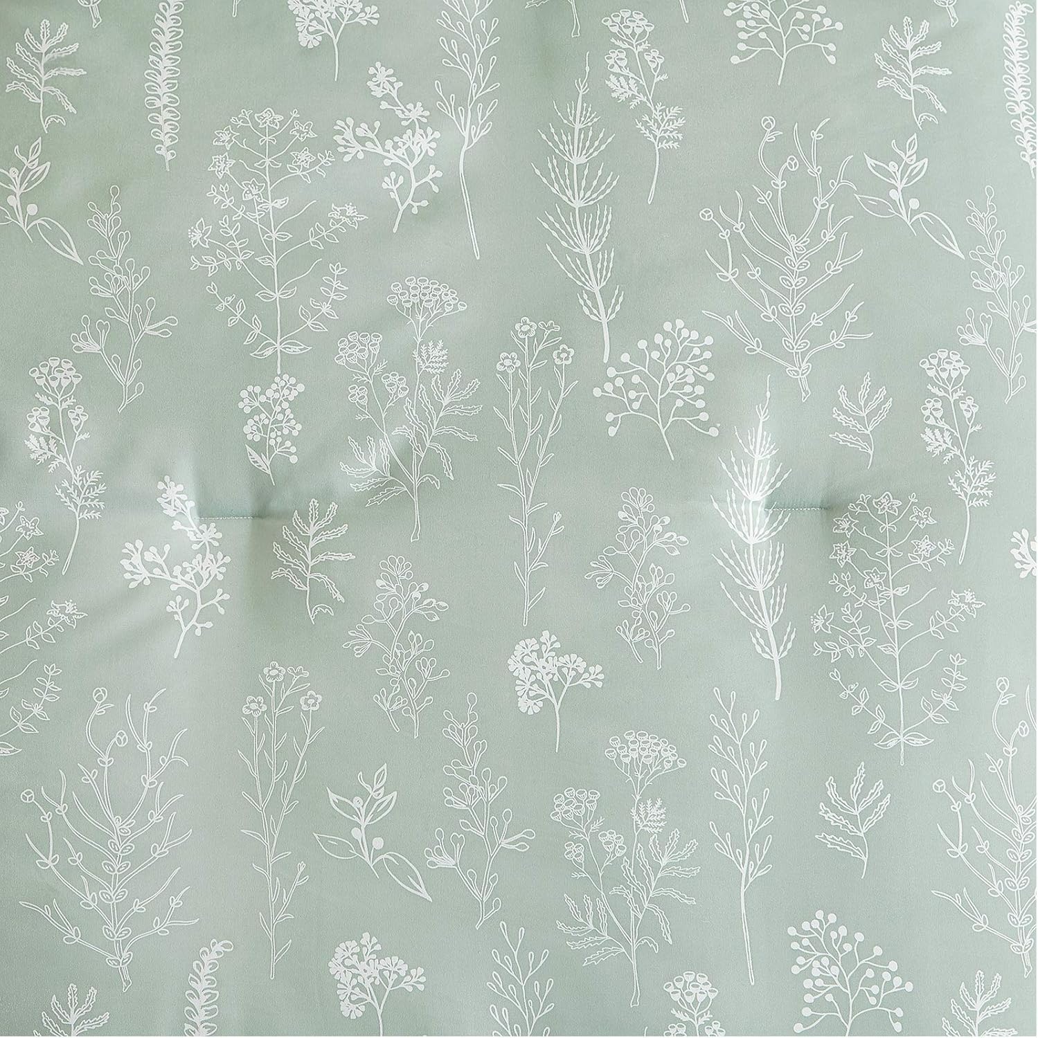 BEDSURE Twin Comforter Sets - Sage Green Comforter Cute Floral Bedding Comforter Sets, 2 Pieces Reversible Flowers Botanical Soft Bed Set with 1 Pillow Sham : Home & Kitchen