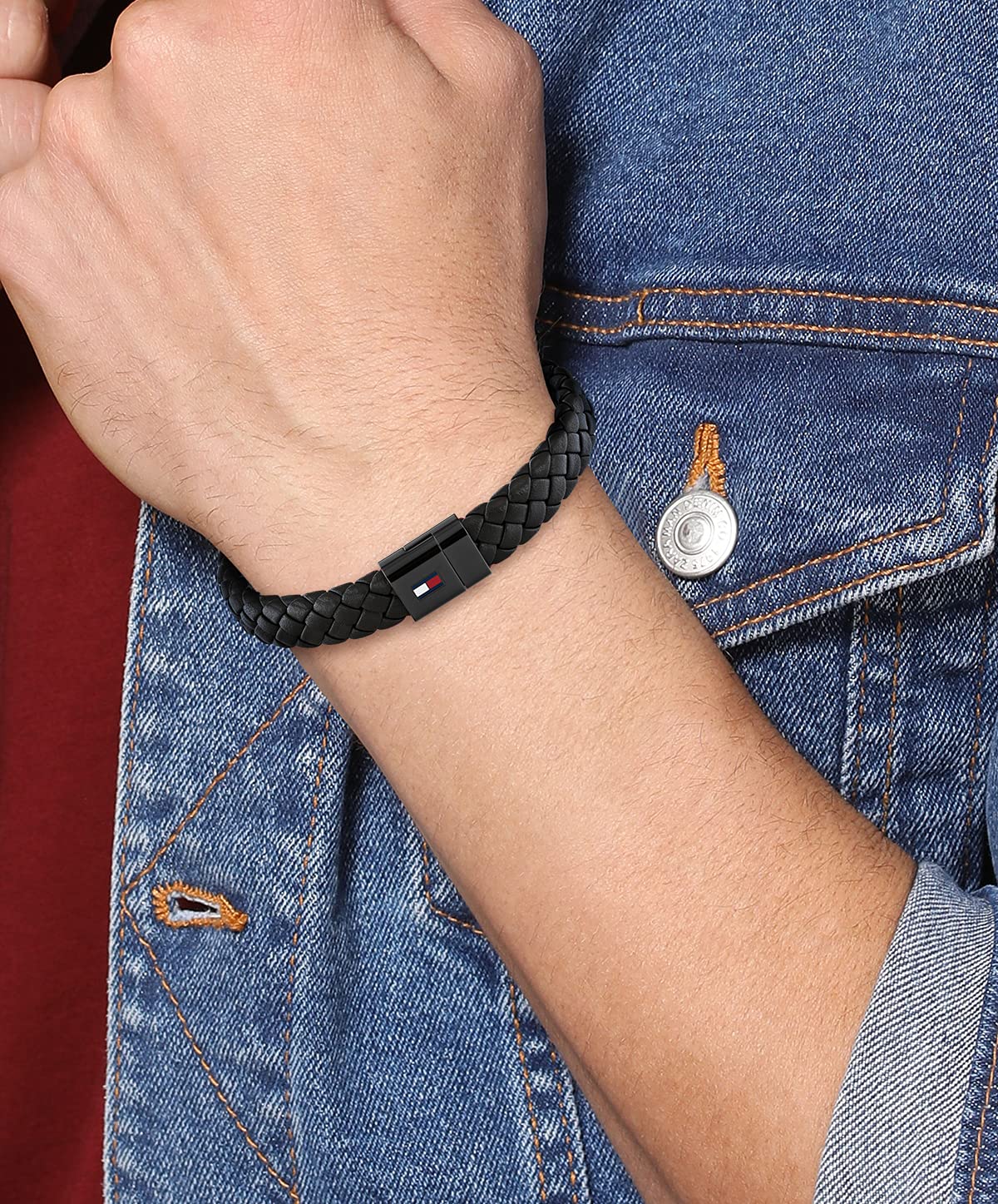 Tommy Hilfiger Jewelry Armband für Herren aus Leder - Erhältlich aus Schwarz oder Braun – Ansicht 3
