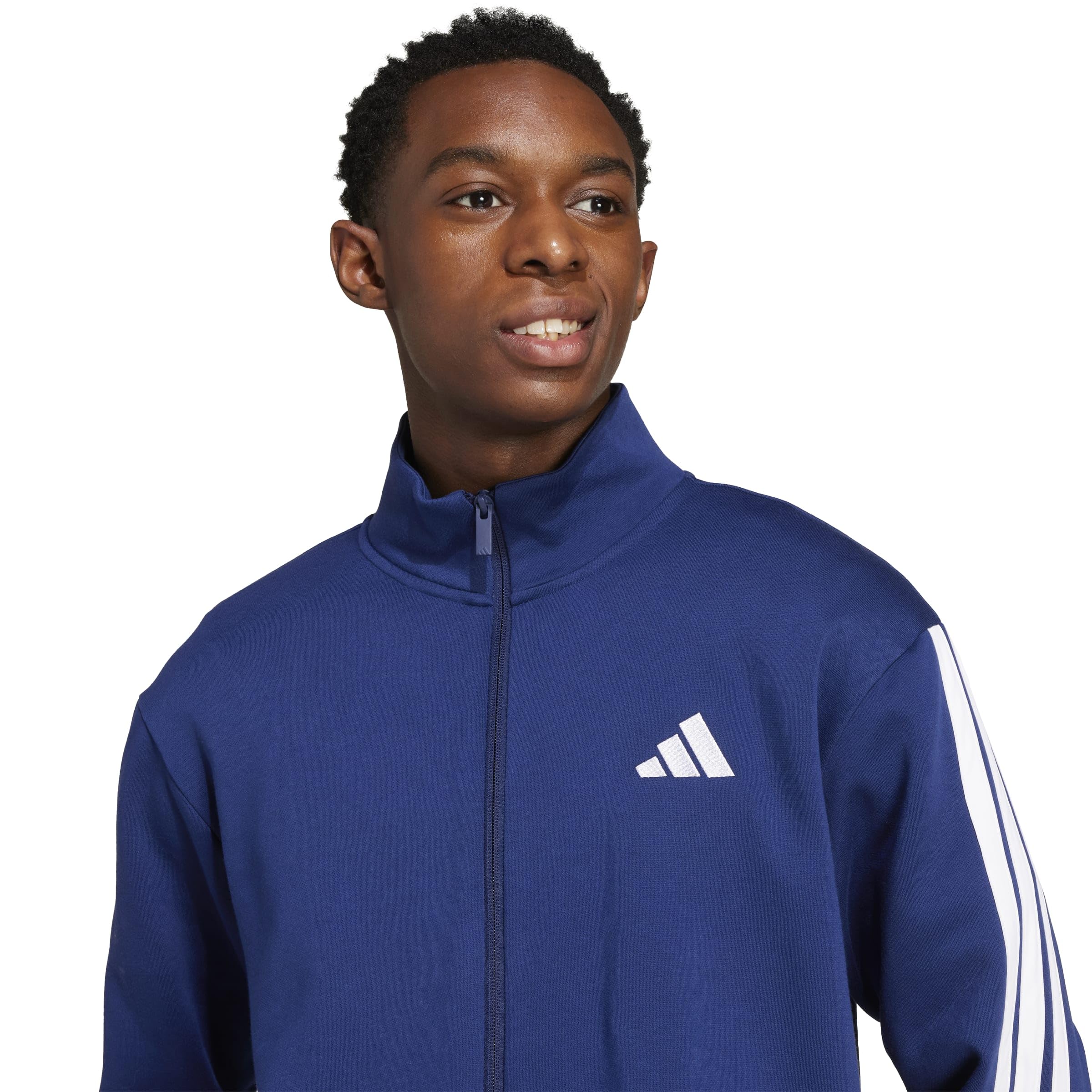 adidas Dresy Mężczyźni Sportswear Basic 3 Stripes Fleece Tracksuit